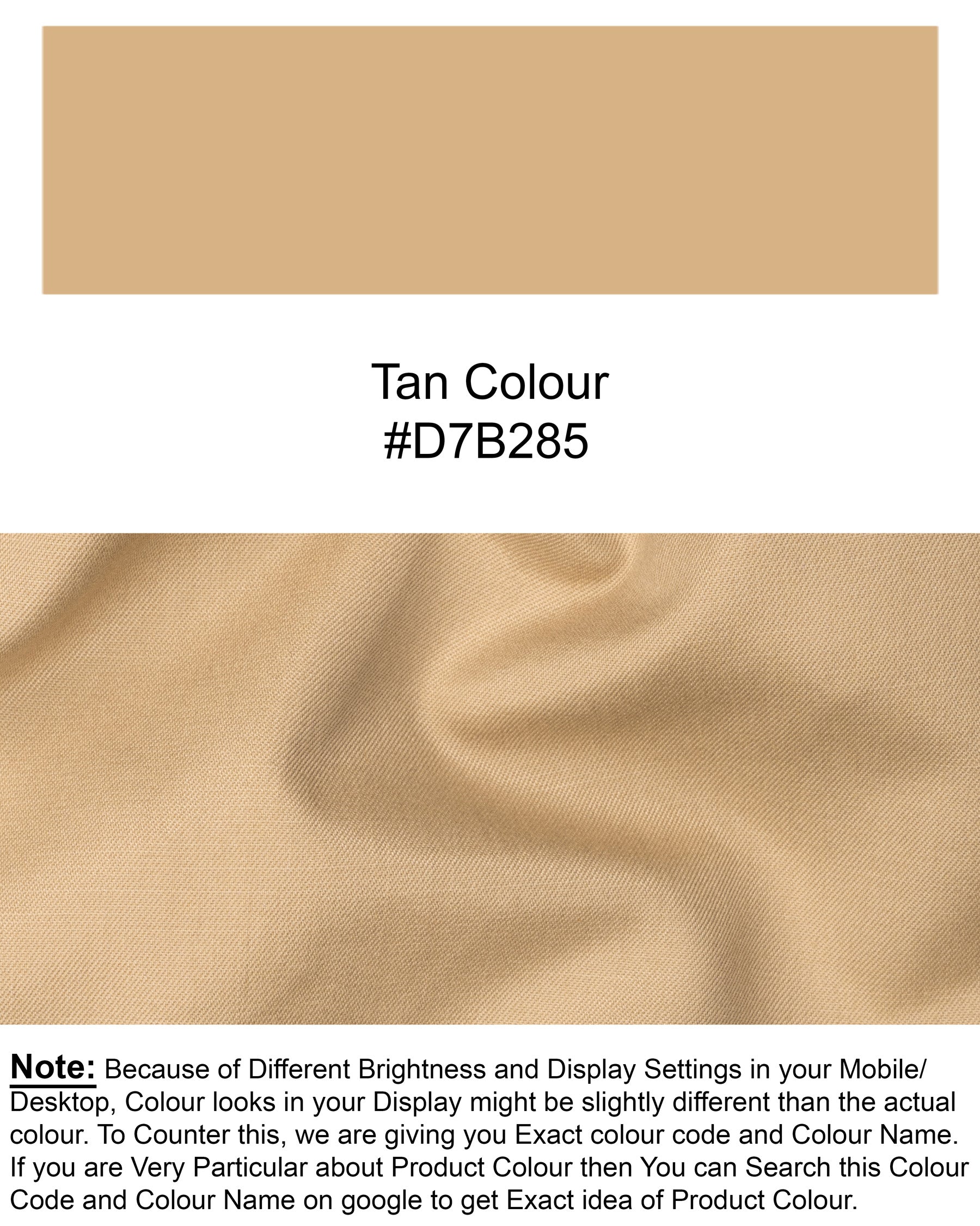 Tan Sports Pant T1752-28, T1752-30, T1752-32, T1752-34, T1752-36, T1752-38, T1752-40, T1752-42, T1752-44