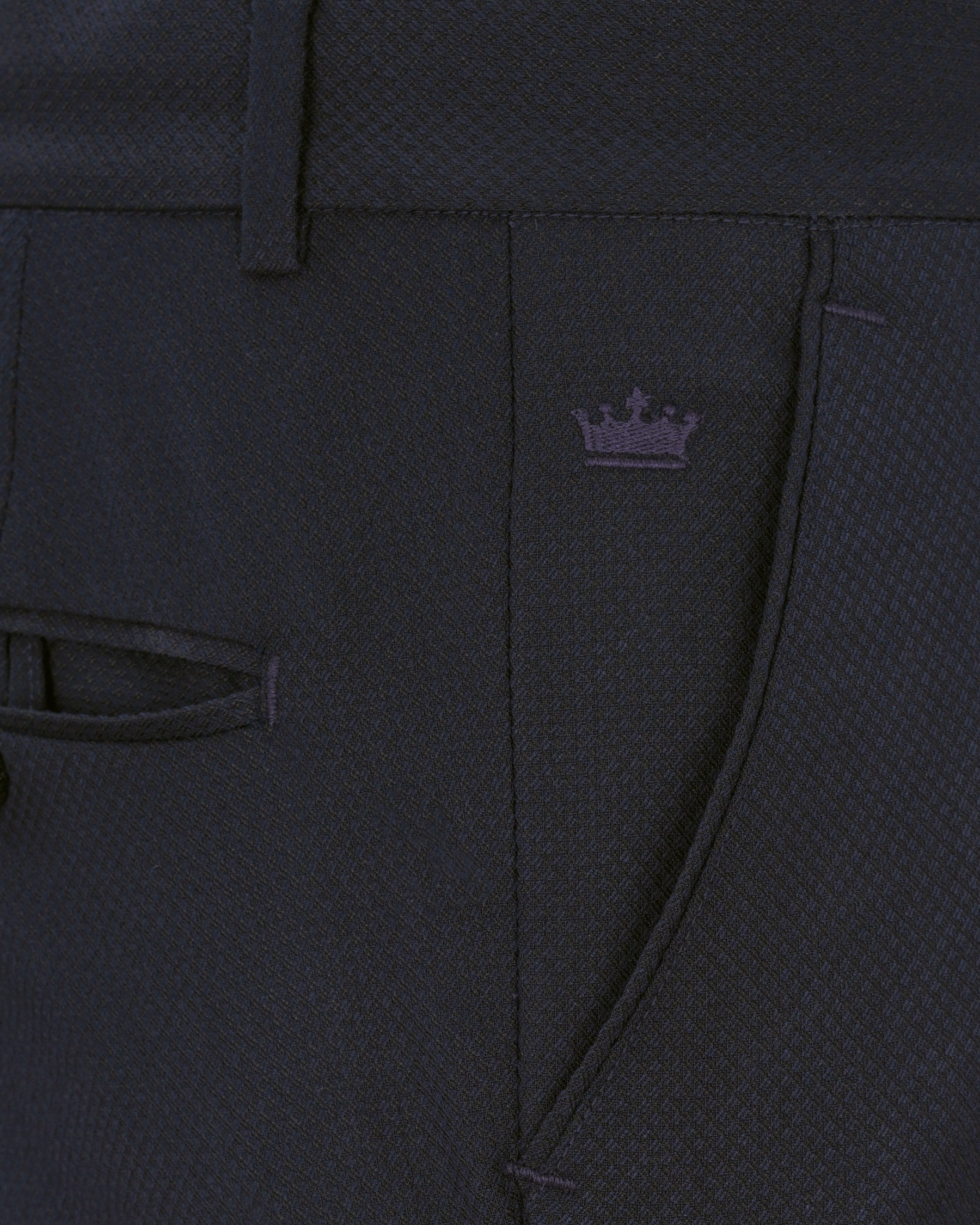 Mirage Blue Diamond Textured Pant T1911-28, T1911-30, T1911-32, T1911-34, T1911-36, T1911-38, T1911-40, T1911-42, T1911-44