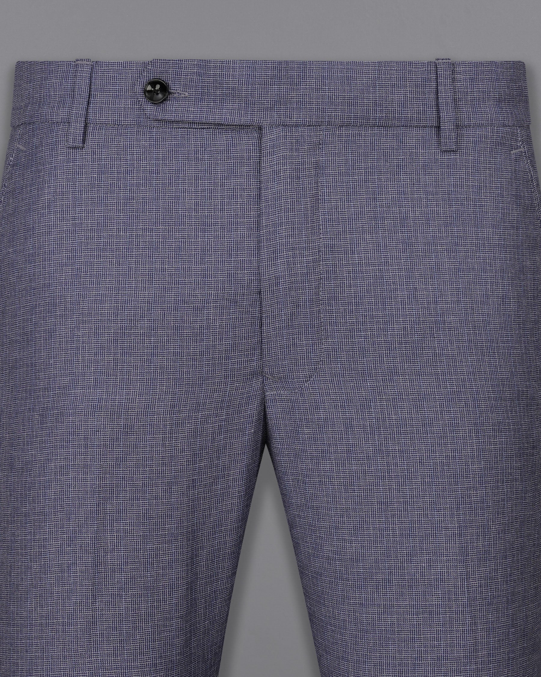 Gun Powder Blue Textured Pant T1982-28, T1982-30, T1982-32, T1982-34, T1982-36, T1982-38, T1982-40, T1982-42, T1982-44