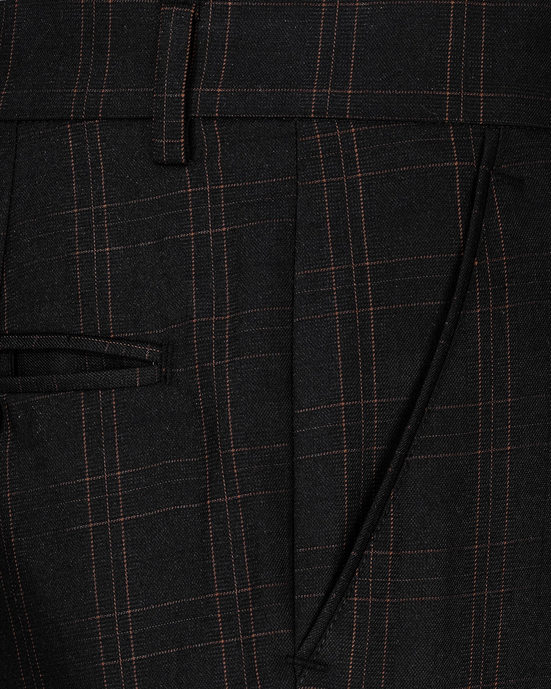 Jaguar Black Plaid Pant T1995-28, T1995-30, T1995-32, T1995-34, T1995-36, T1995-38, T1995-40, T1995-42, T1995-44