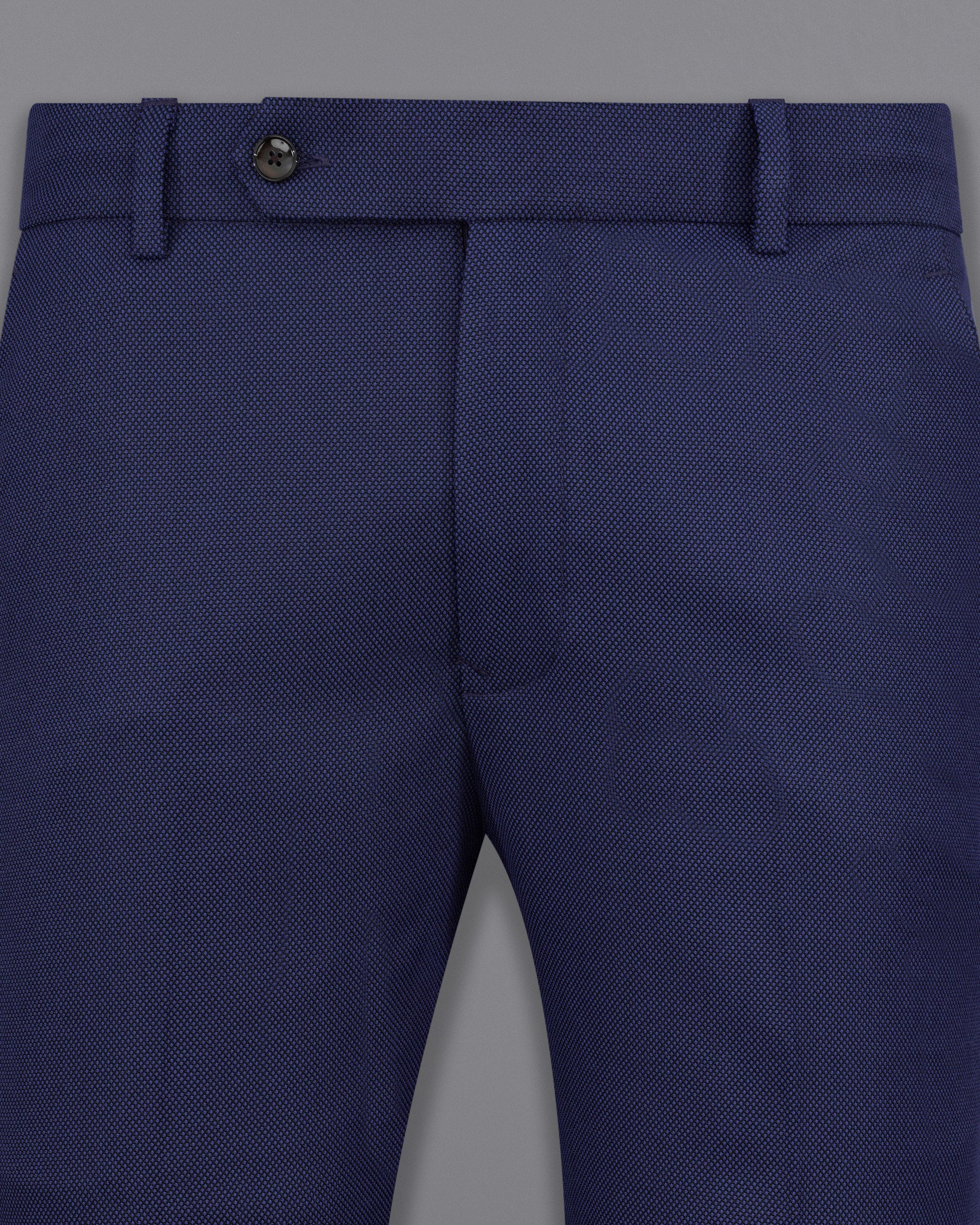 Rhino Blue Textured Pant