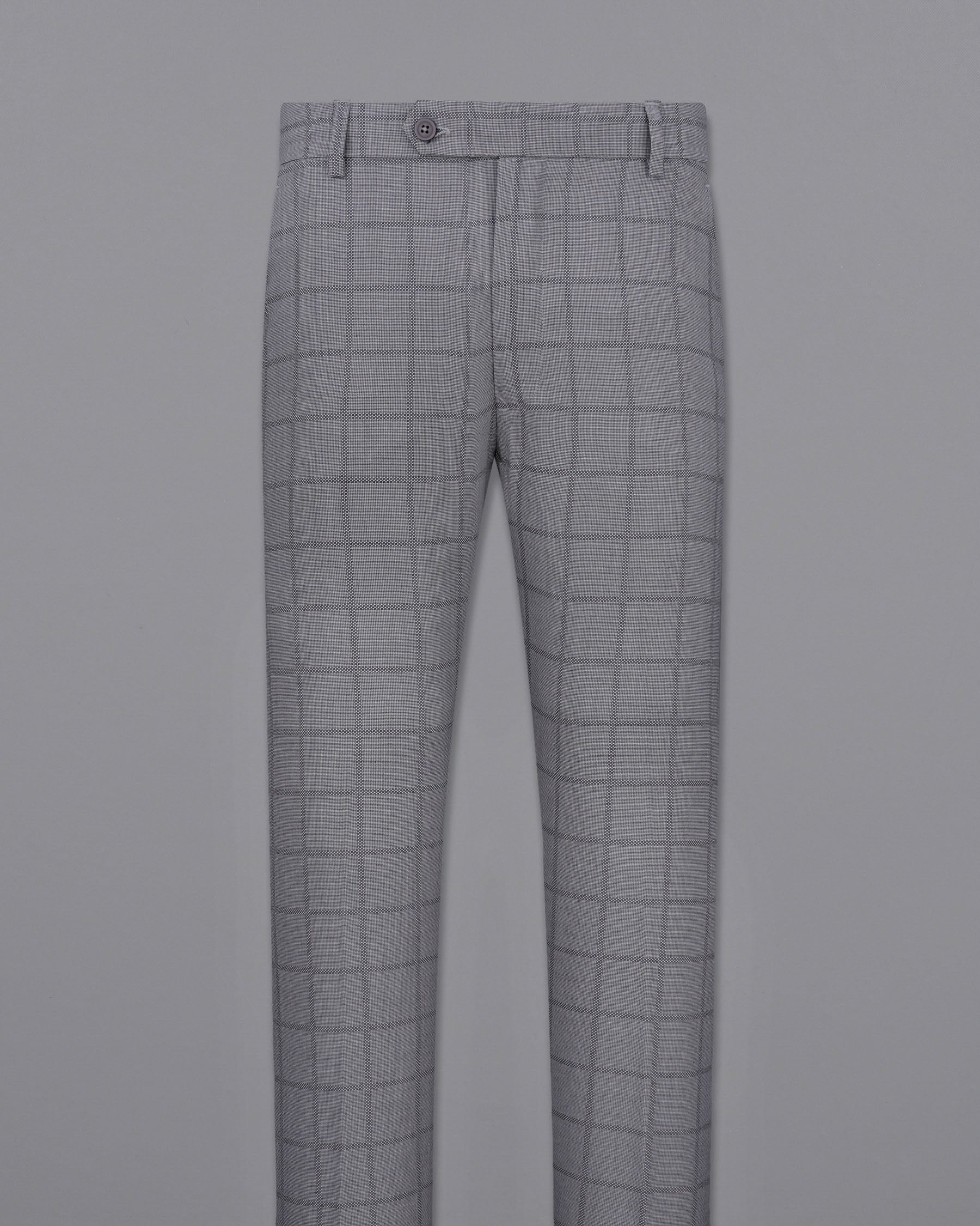 Topaz Silver Checked Pant
