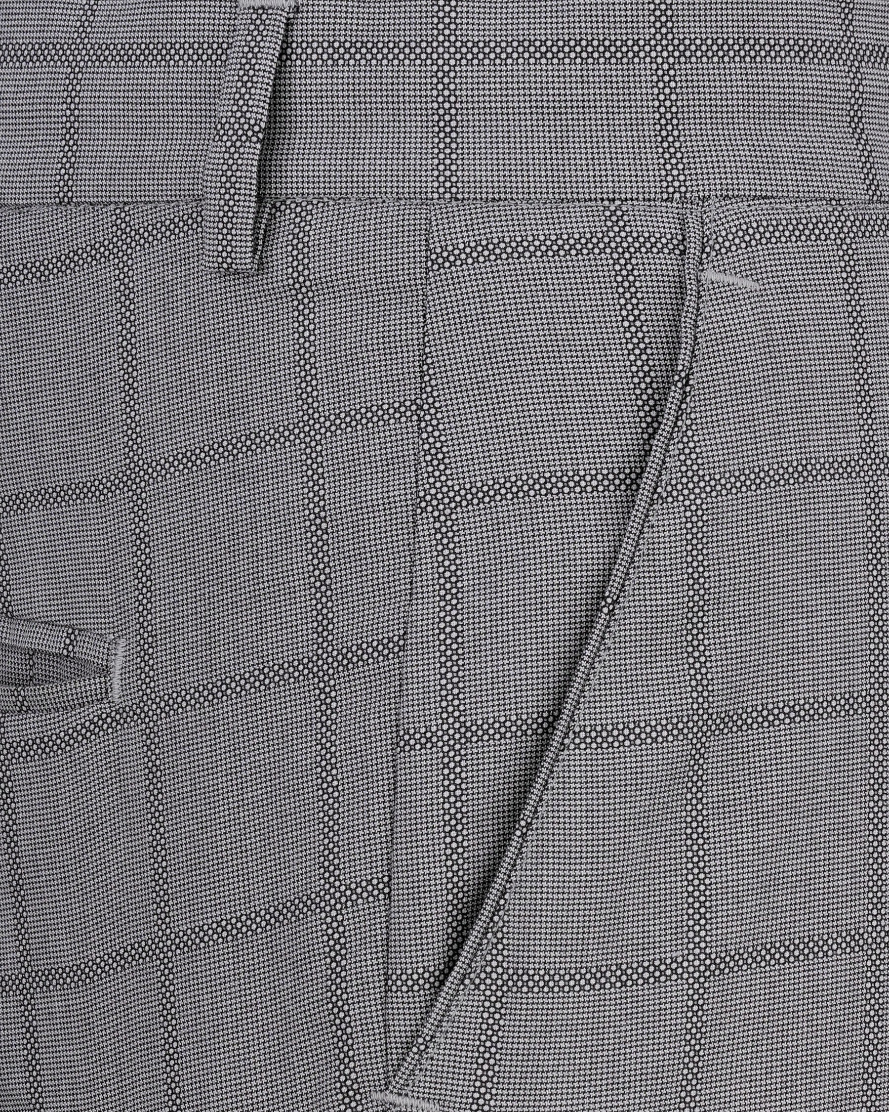 Topaz Silver Checked Pant