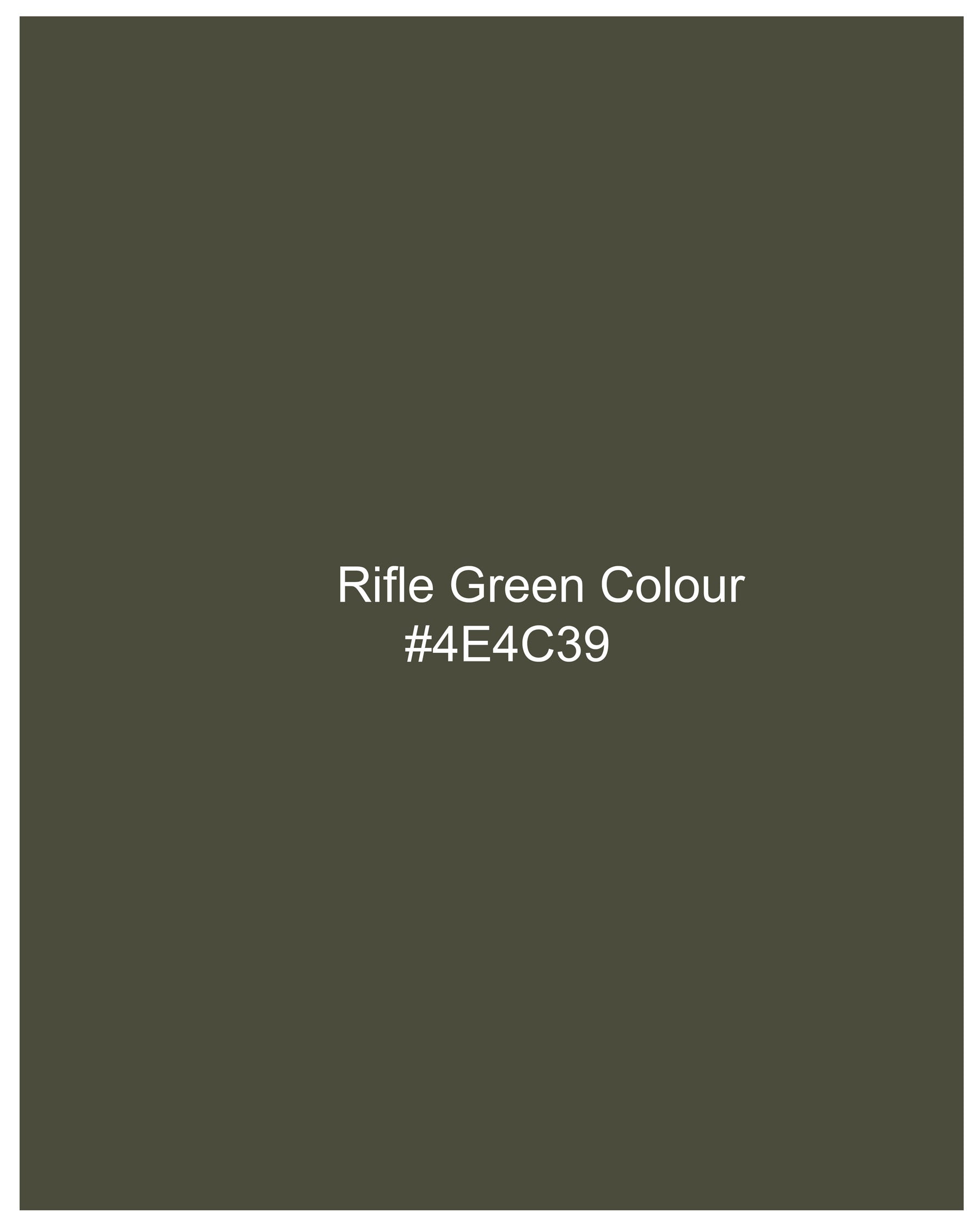 Rifle Green Solid Pant