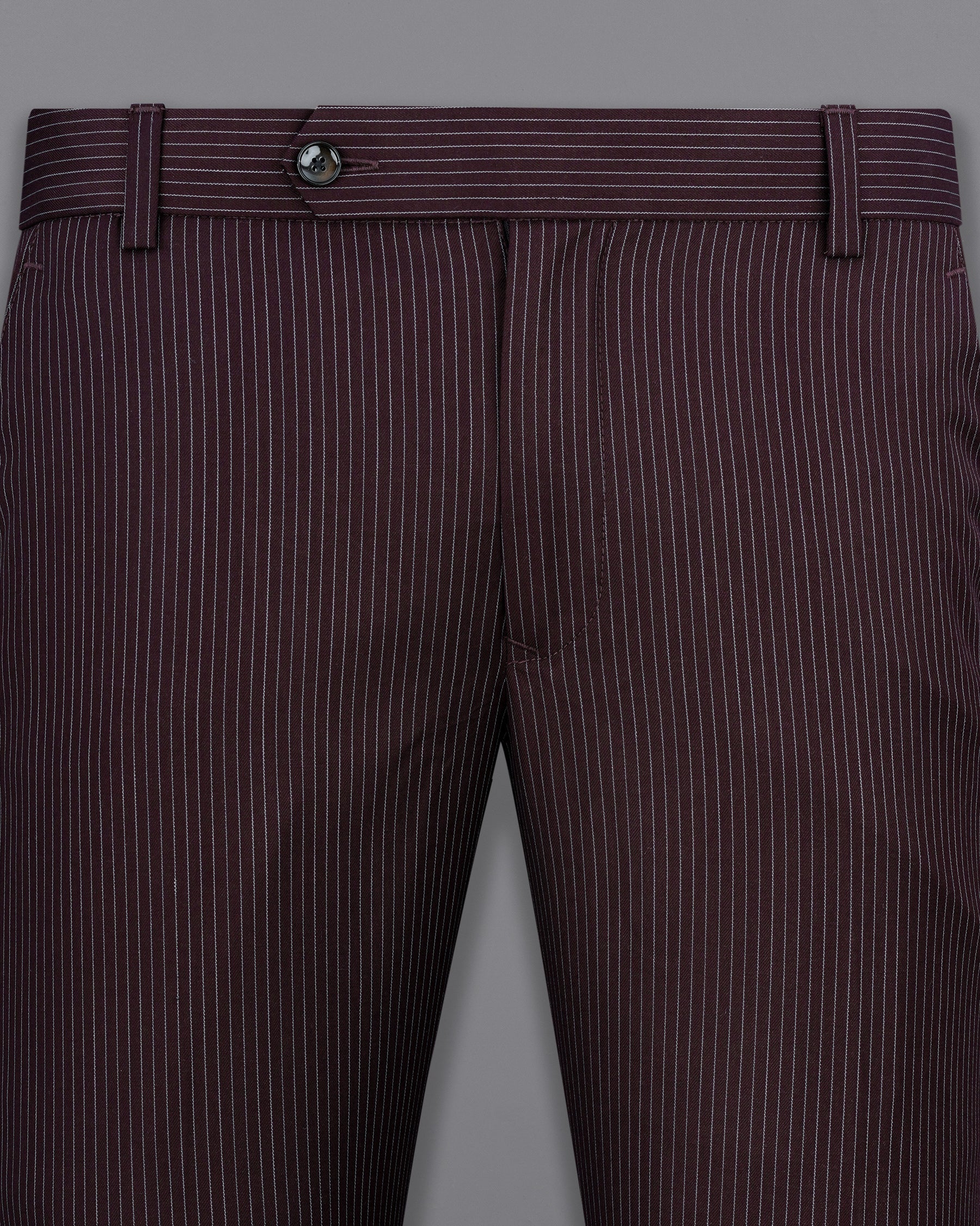 Eclipse Maroon with StarDust Gray Striped Pant T2148-28, T2148-30, T2148-32, T2148-34, T2148-36, T2148-38, T2148-40, T2148-42, T2148-44
