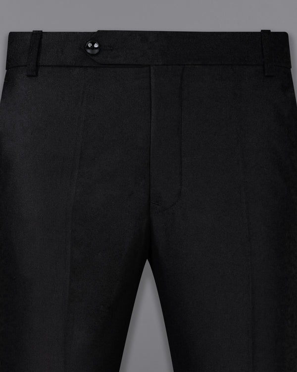 Jade Black Textured Pant T2379-28, T2379-30, T2379-32, T2379-34, T2379-36, T2379-38, T2379-40, T2379-42, T2379-44