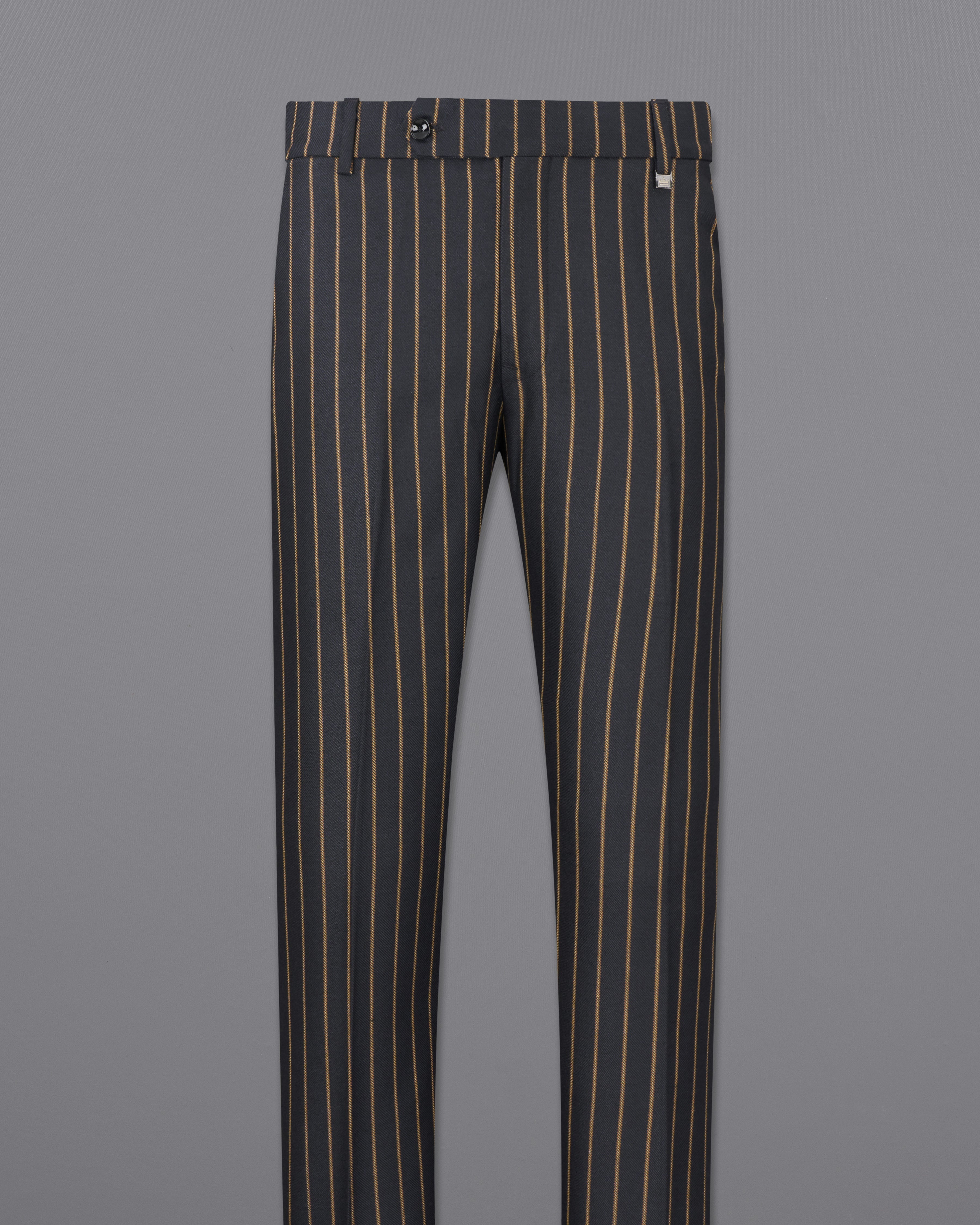 Outer Space Navy Blue Striped Pants T2527-28, T2527-30, T2527-32, T2527-34, T2527-36, T2527-38, T2527-40, T2527-42, T2527-44.