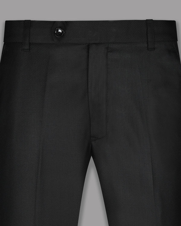 Jade Black Diamond Textured Trouser T316-40, T316-36, T316-34, T316-38, T316-42, T316-30, T316-28, T316-44, T316-32