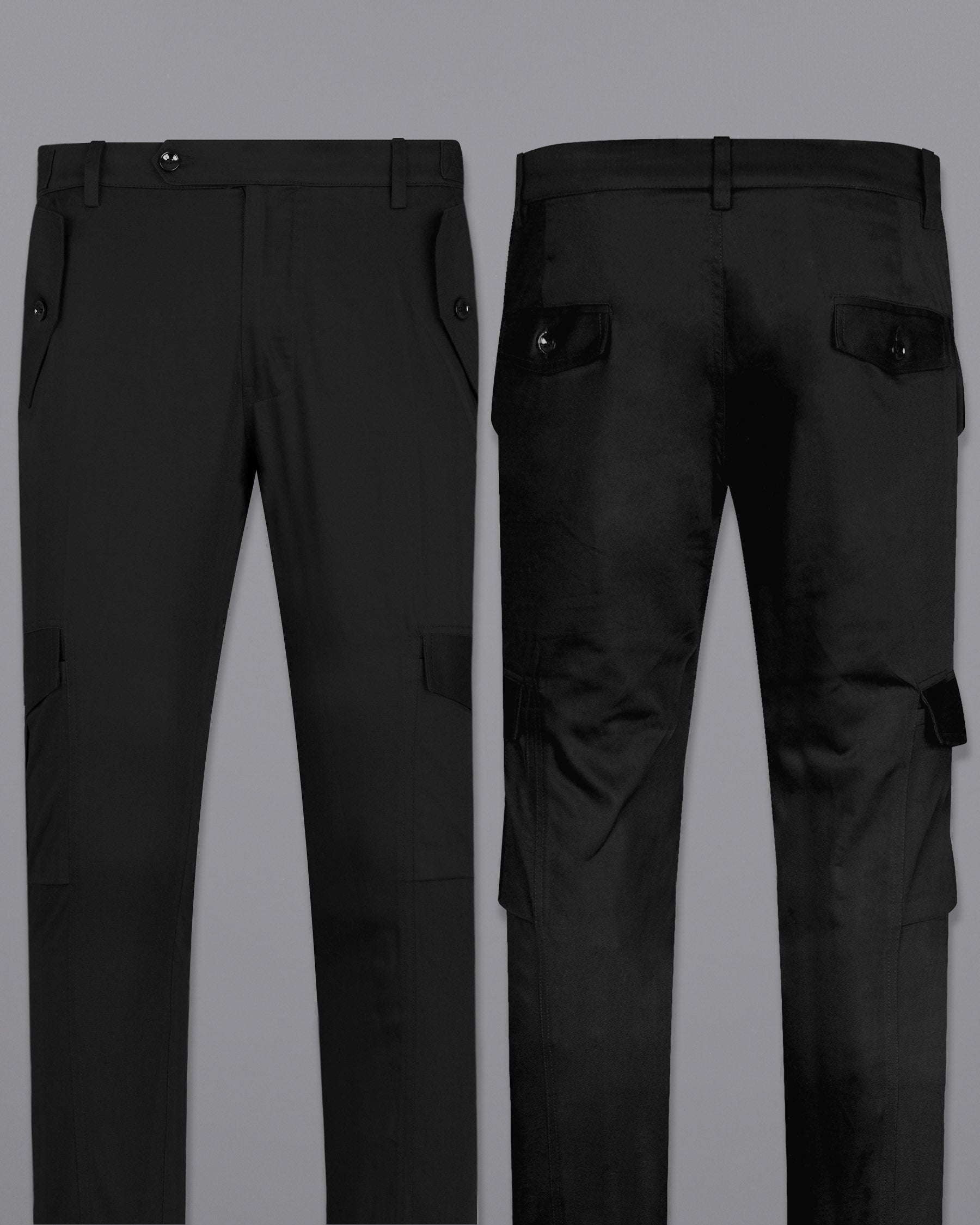 Jade Black Super Soft Premium Cotton Cargo Pant T900-CRG-28, T900-CRG-30, T900-CRG-32, T900-CRG-34, T900-CRG-36, T900-CRG-38, T900-CRG-40, T900-CRG-42, T900-CRG-44