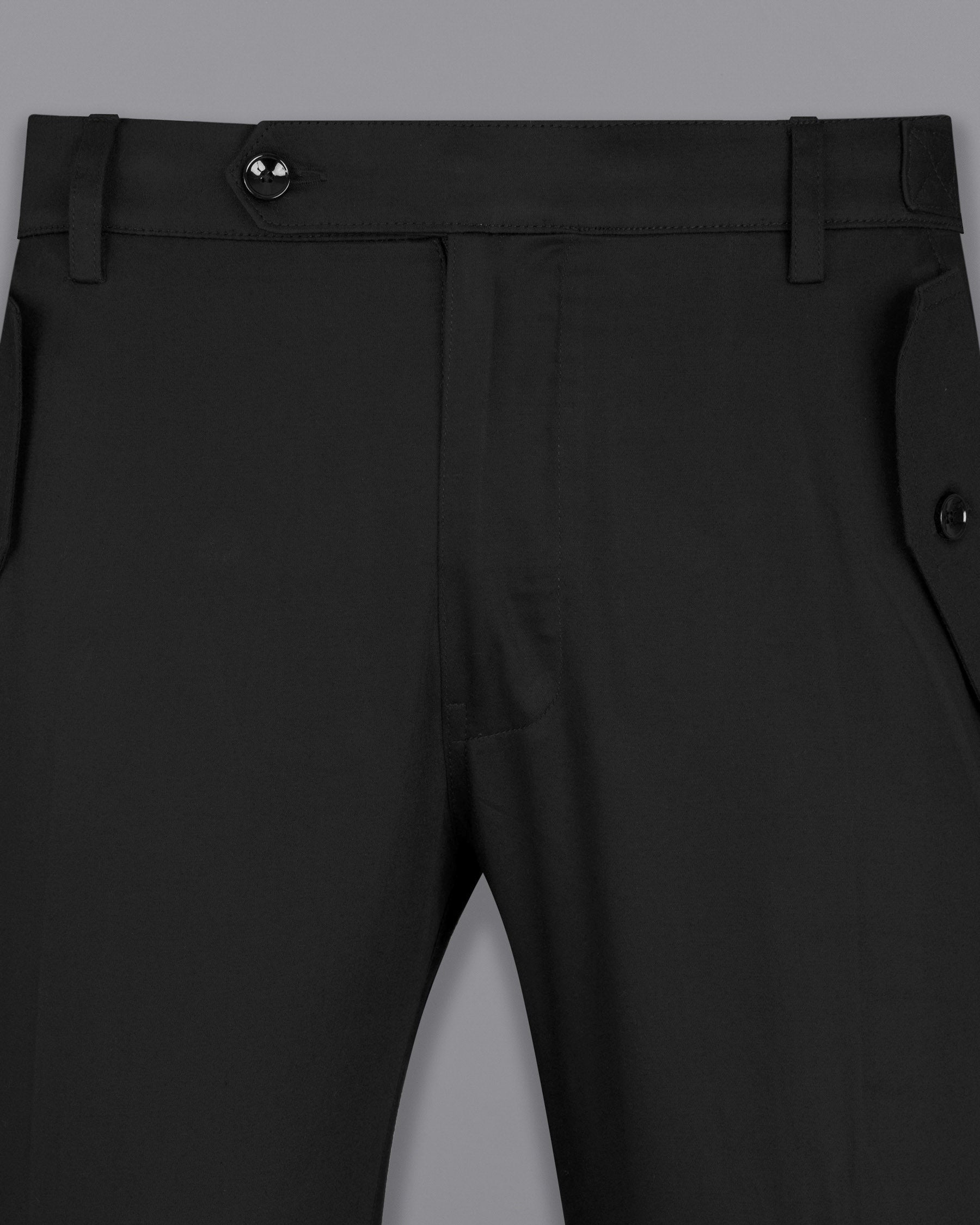 Jade Black Super Soft Premium Cotton Cargo Pant T900-CRG-28, T900-CRG-30, T900-CRG-32, T900-CRG-34, T900-CRG-36, T900-CRG-38, T900-CRG-40, T900-CRG-42, T900-CRG-44
