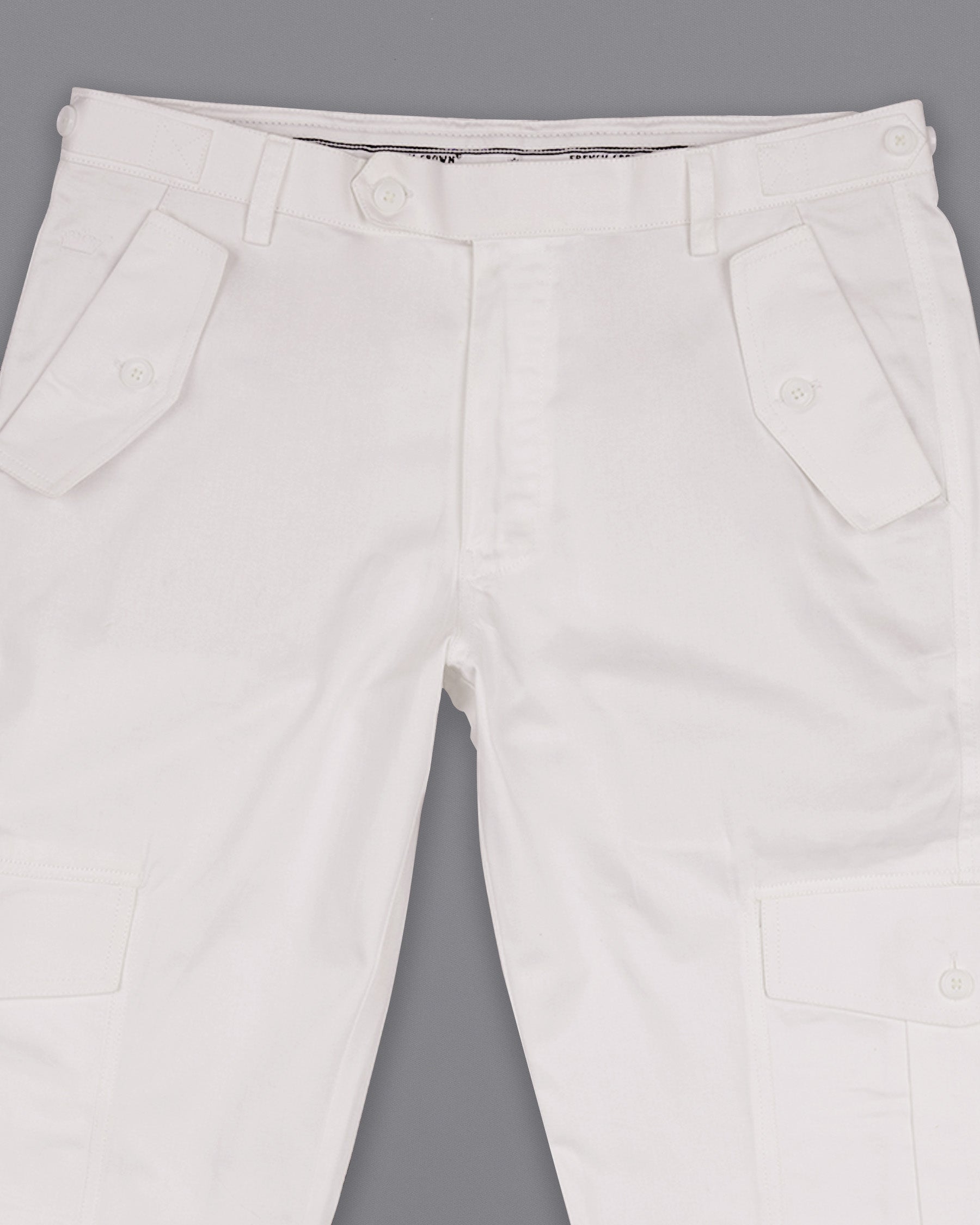 Bright White Super Soft Premium Cotton Cargo Pant T901-CRG-28, T901-CRG-30, T901-CRG-32, T901-CRG-34, T901-CRG-36, T901-CRG-38, T901-CRG-40, T901-CRG-42, T901-CRG-44