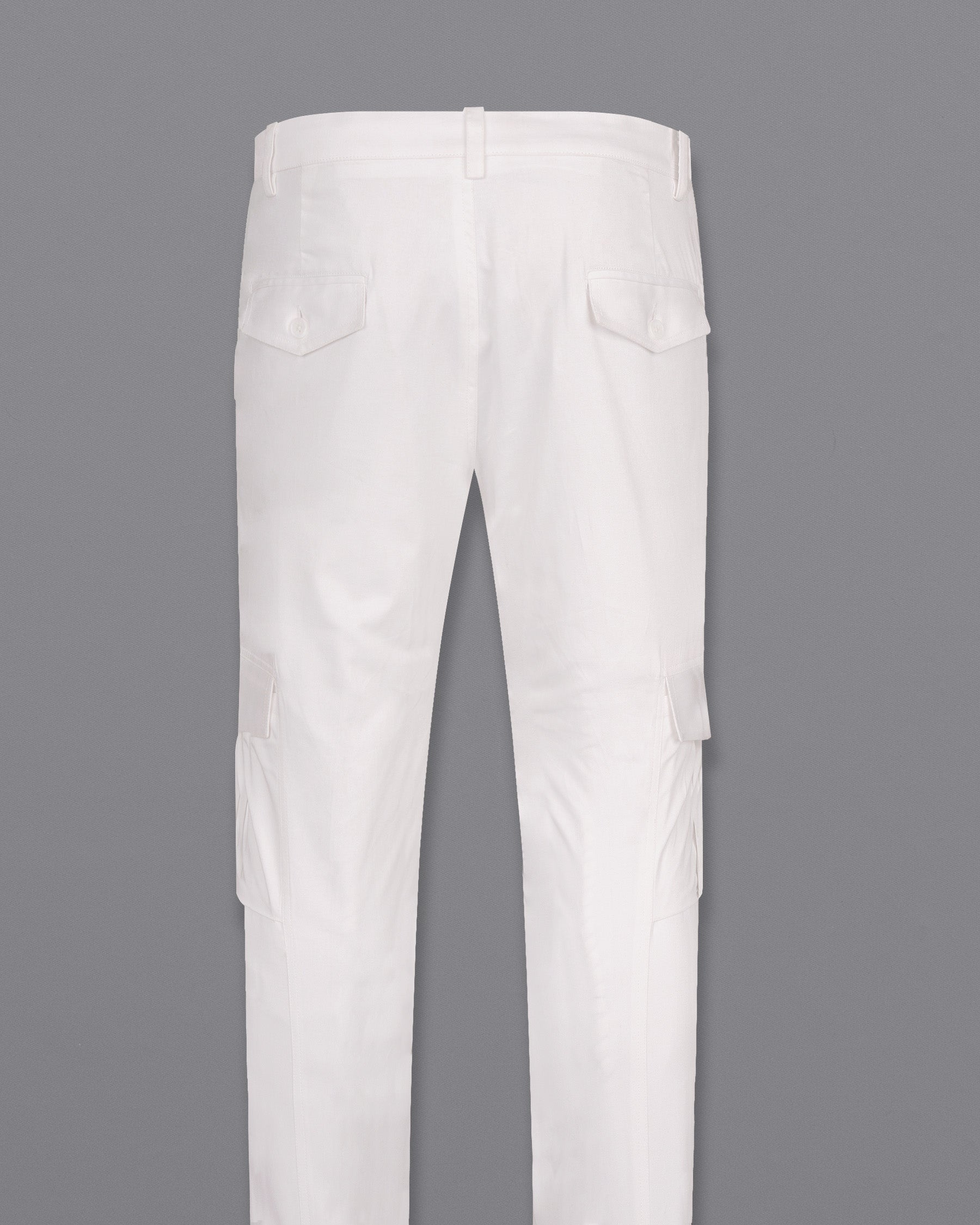 Bright White Super Soft Premium Cotton Cargo Pant T901-CRG-28, T901-CRG-30, T901-CRG-32, T901-CRG-34, T901-CRG-36, T901-CRG-38, T901-CRG-40, T901-CRG-42, T901-CRG-44
