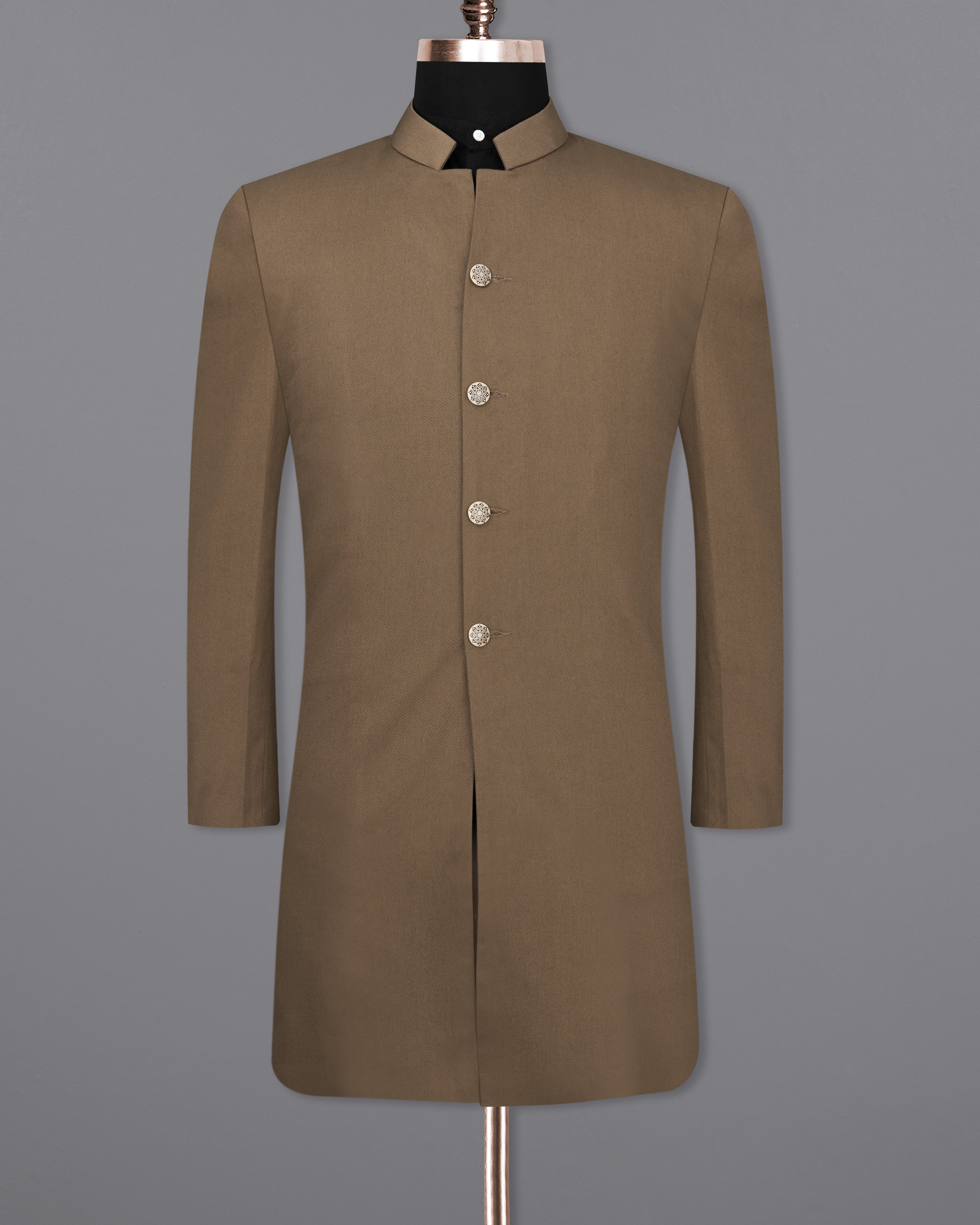 Dorado Brown Bandhgala Premium Cotton Designer Trench Coat TCB2384-D234-36, TCB2384-D234-38, TCB2384-D234-40, TCB2384-D234-42, TCB2384-D234-44, TCB2384-D234-46, TCB2384-D234-48, TCB2384-D234-50, TCB2384-D234-52, TCB2384-D234-54, TCB2384-D234-56, TCB2384-D234-58, TCB2384-D234-60