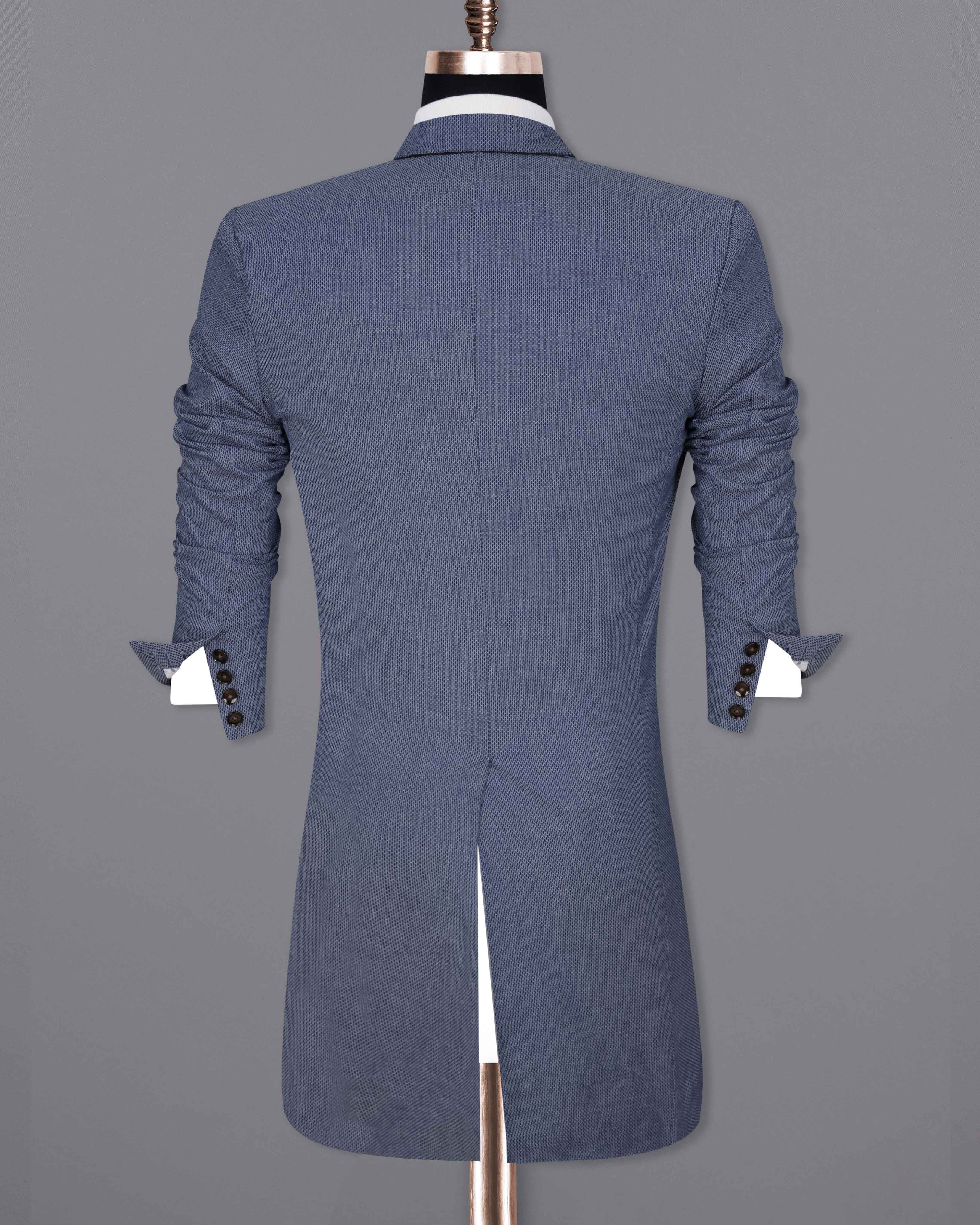 Limed Spruce Blue Double Breasted Trench Coat With Pant TCPT2074-DB-PP-36, TCPT2074-DB-PP-38, TCPT2074-DB-PP-40, TCPT2074-DB-PP-42, TCPT2074-DB-PP-44, TCPT2074-DB-PP-46, TCPT2074-DB-PP-48, TCPT2074-DB-PP-50, TCPT2074-DB-PP-52, TCPT2074-DB-PP-54, TCPT2074-DB-PP-56, TCPT2074-DB-PP-58, TCPT2074-DB-PP-60