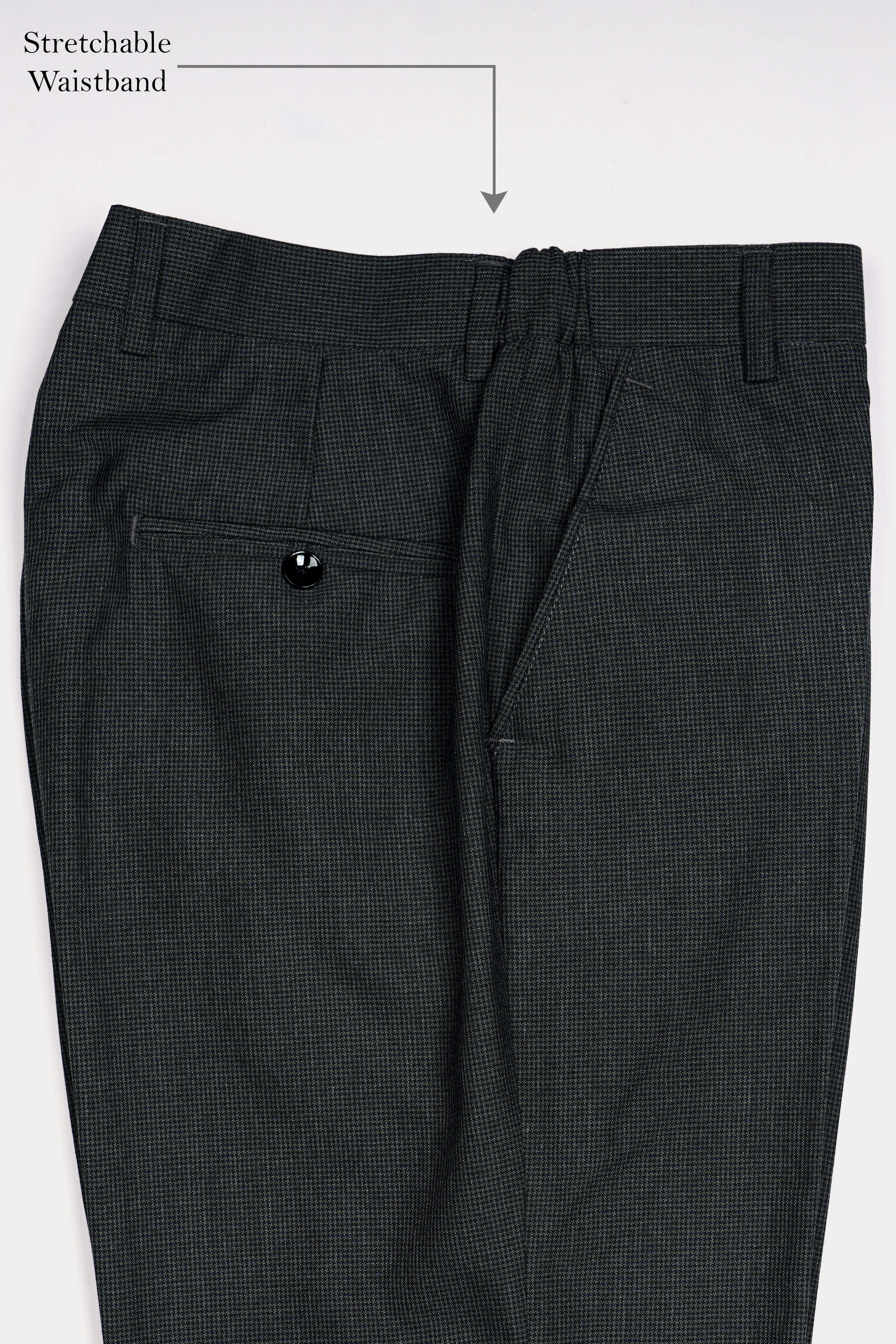 Capecod Gray Wool Rich Double Breasted Designer Overcoat With Pant