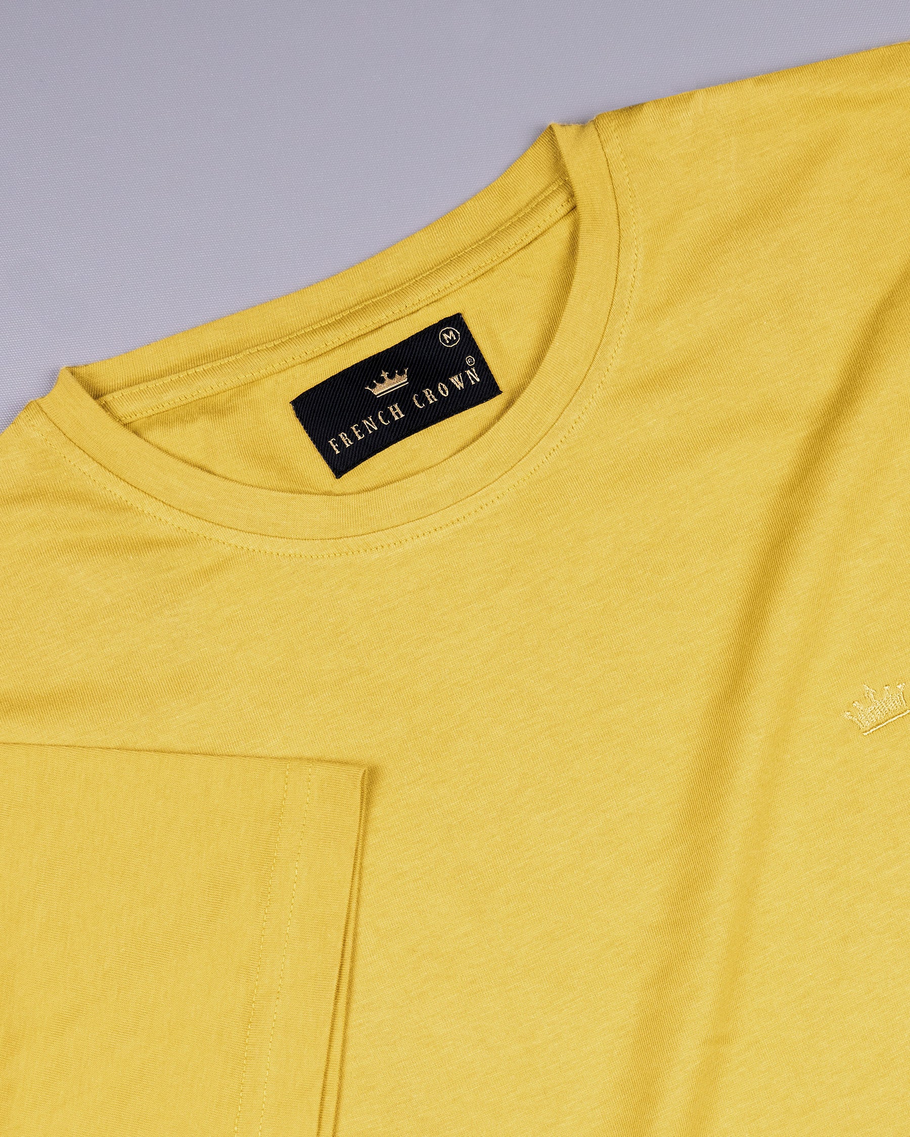 Mustard Yellow Super Soft Organic Cotton T-Shirt TS384-S, TS384-M, TS384-L, TS384-XL, TS384-XXL