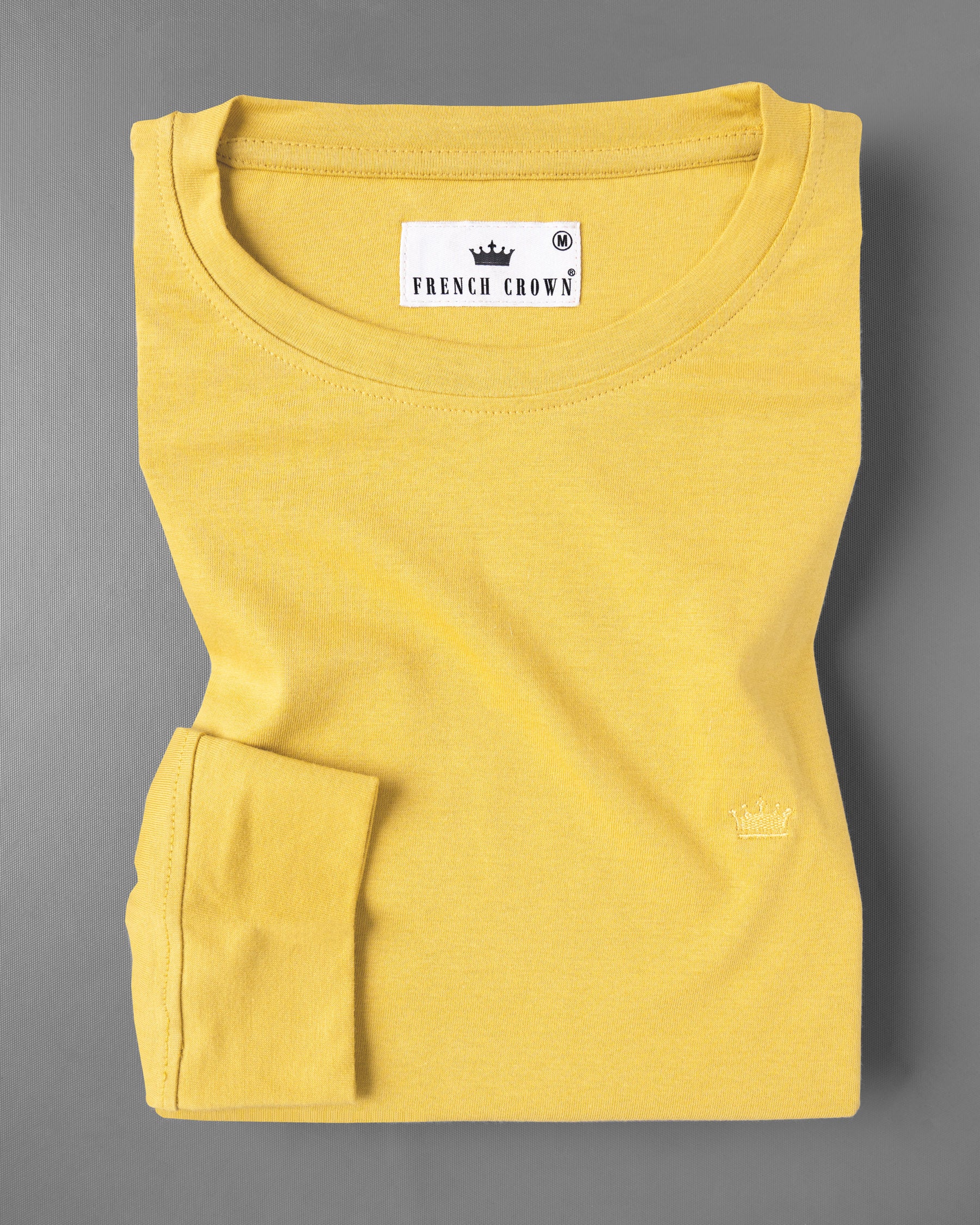 Goldenrod Yellow Full Sleeve Premium Cotton Jersey Sweatshirt TS459-S, TS459-M, TS459-L, TS459-XL, TS459-XXL