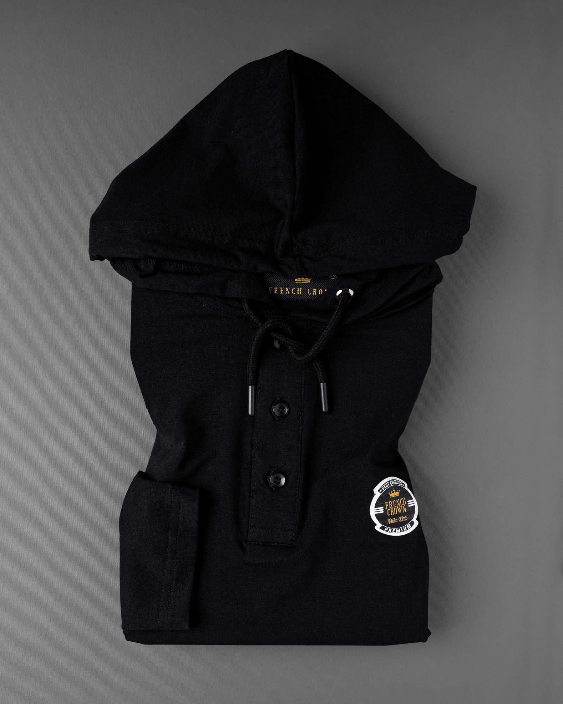 Jade Black Lightweight Hoodie TS576-S, TS576-M, TS576-L, TS576-XL, TS576-XXL