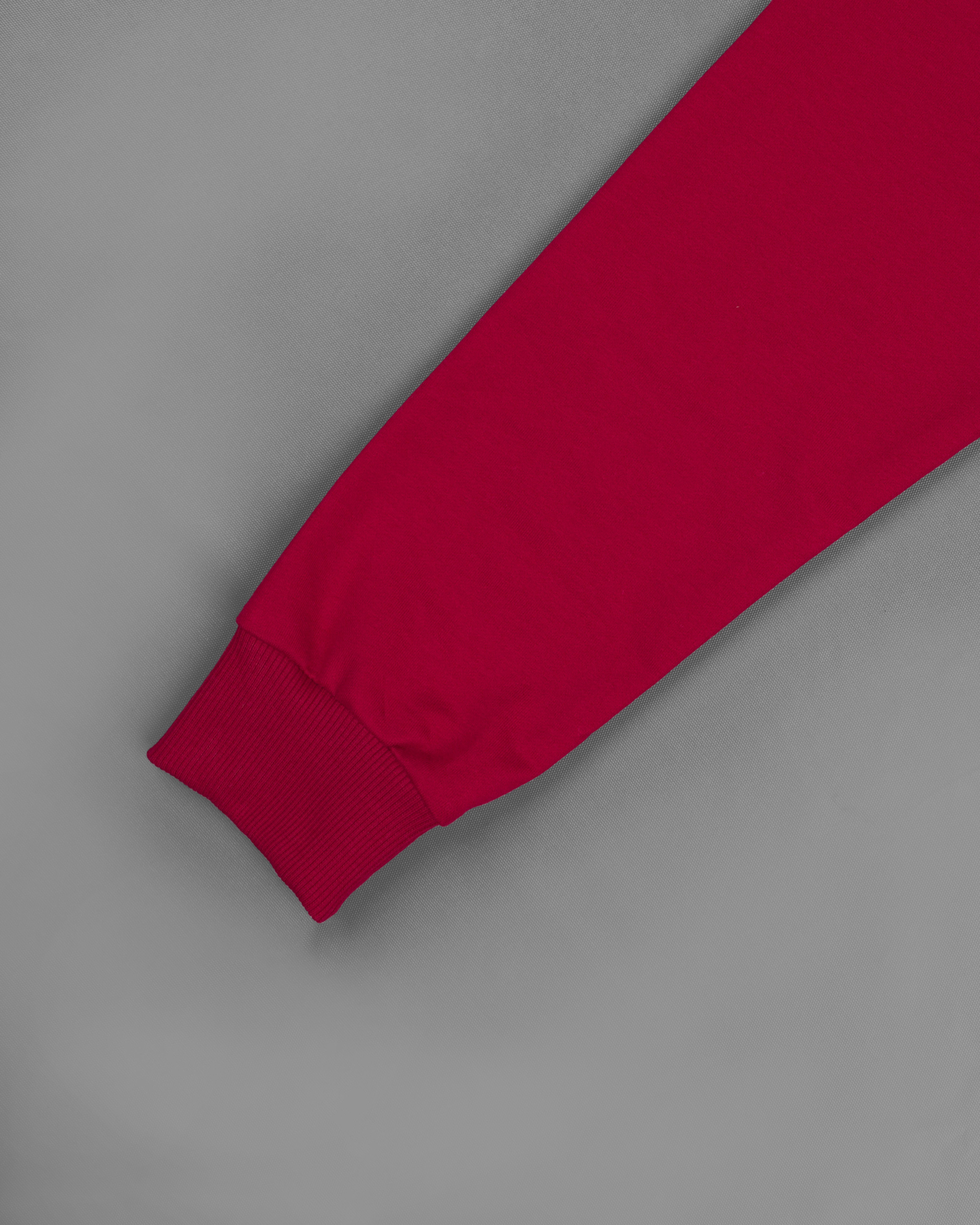 Bright White with Claret Red and Everglade Green Block Pattern Super Soft Premium Cotton Hoodie Sweatshirt TS609-S, TS609-M, TS609-L, TS609-XL, TS609-XXL, TS609-3XL, TS609-4XL