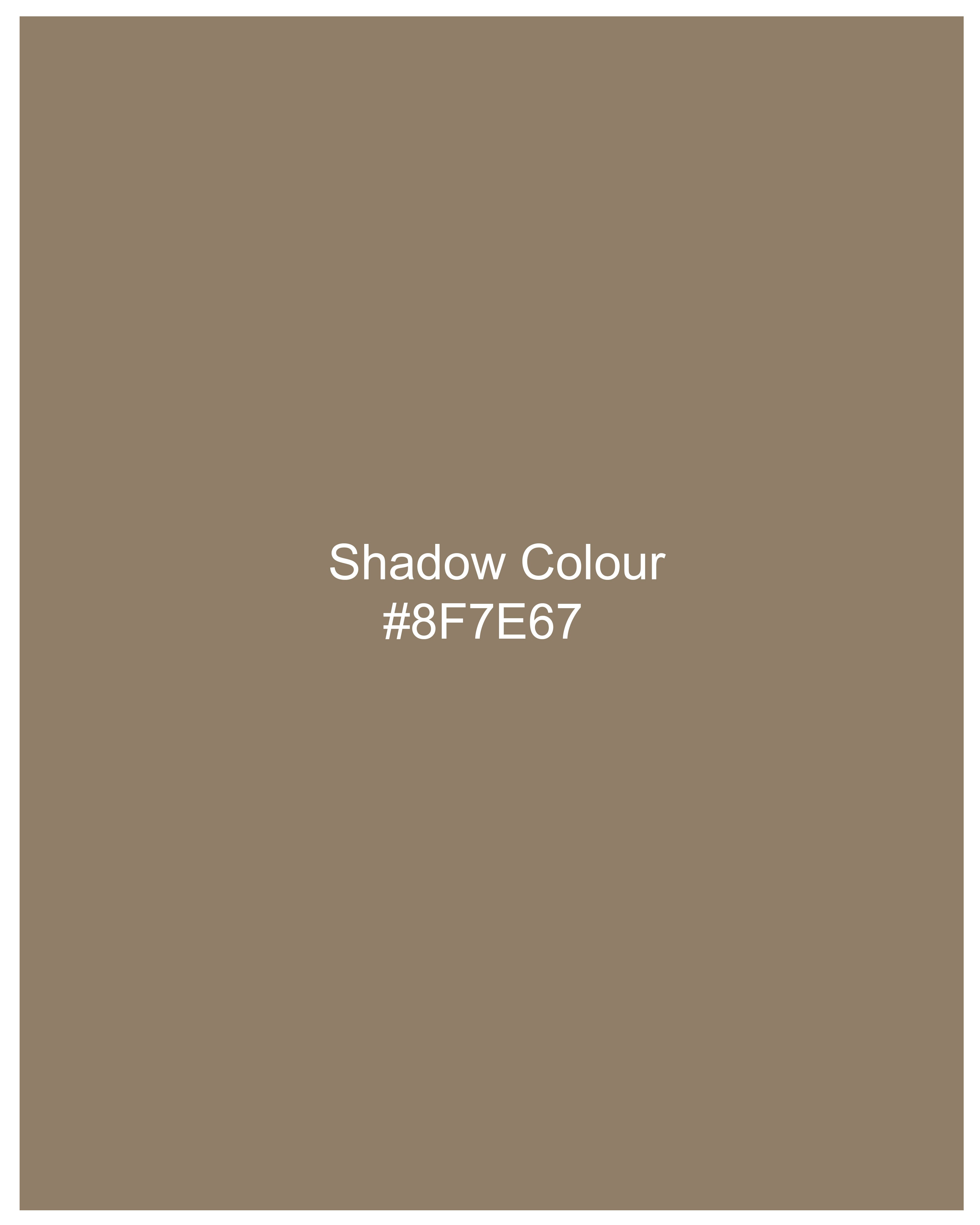 Shadow Brown Premium Cotton Sweatshirt with Shorts Combo TS616-SR173-S, TS616-SR173-M, TS616-SR173-L, TS616-SR173-XL, TS616-SR173-XXL