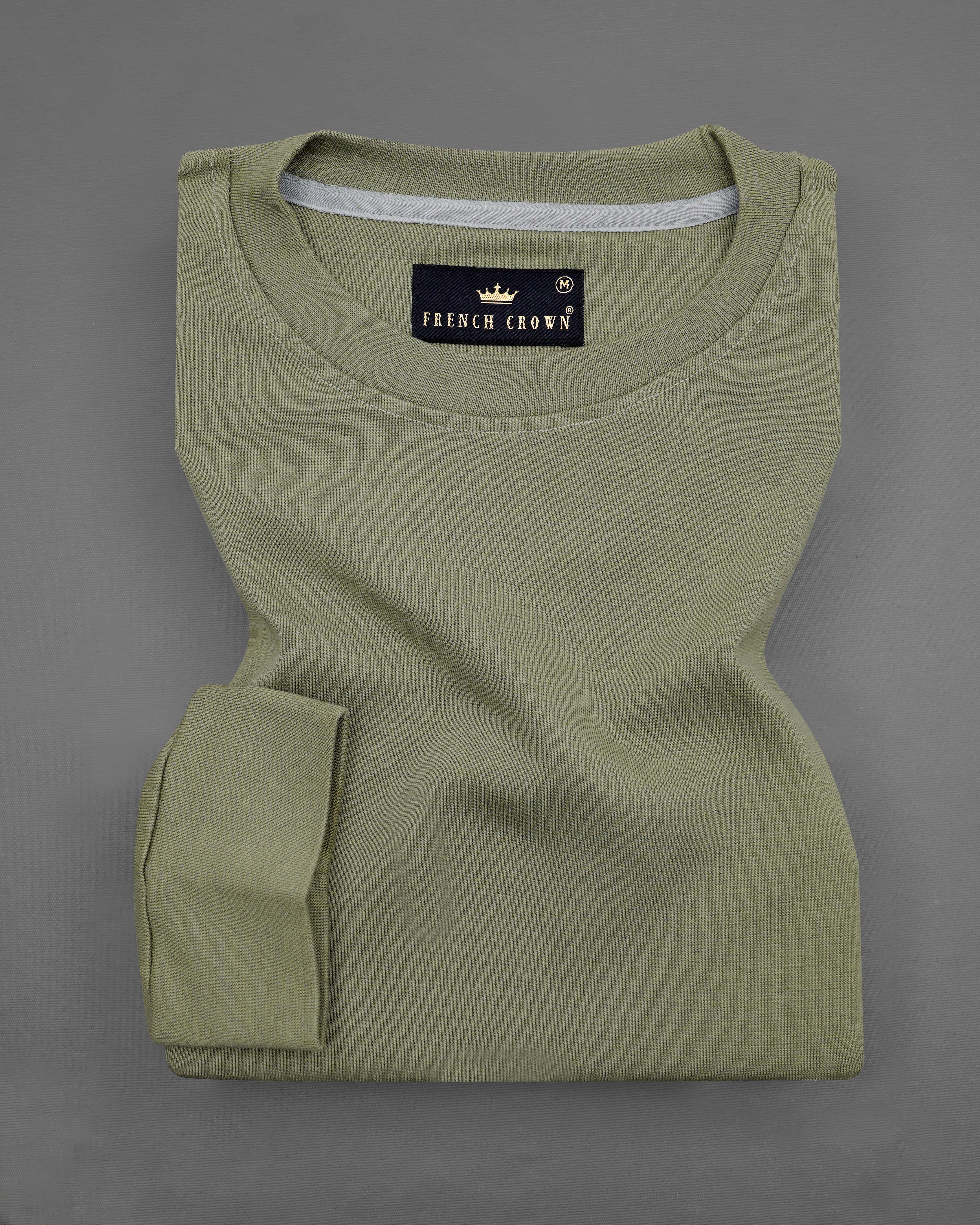 Shadow Green Full Sleeve Premium Cotton Jersey Sweatshirt TS632-S, TS632-M, TS632-L, TS632-XL, TS632-XXL