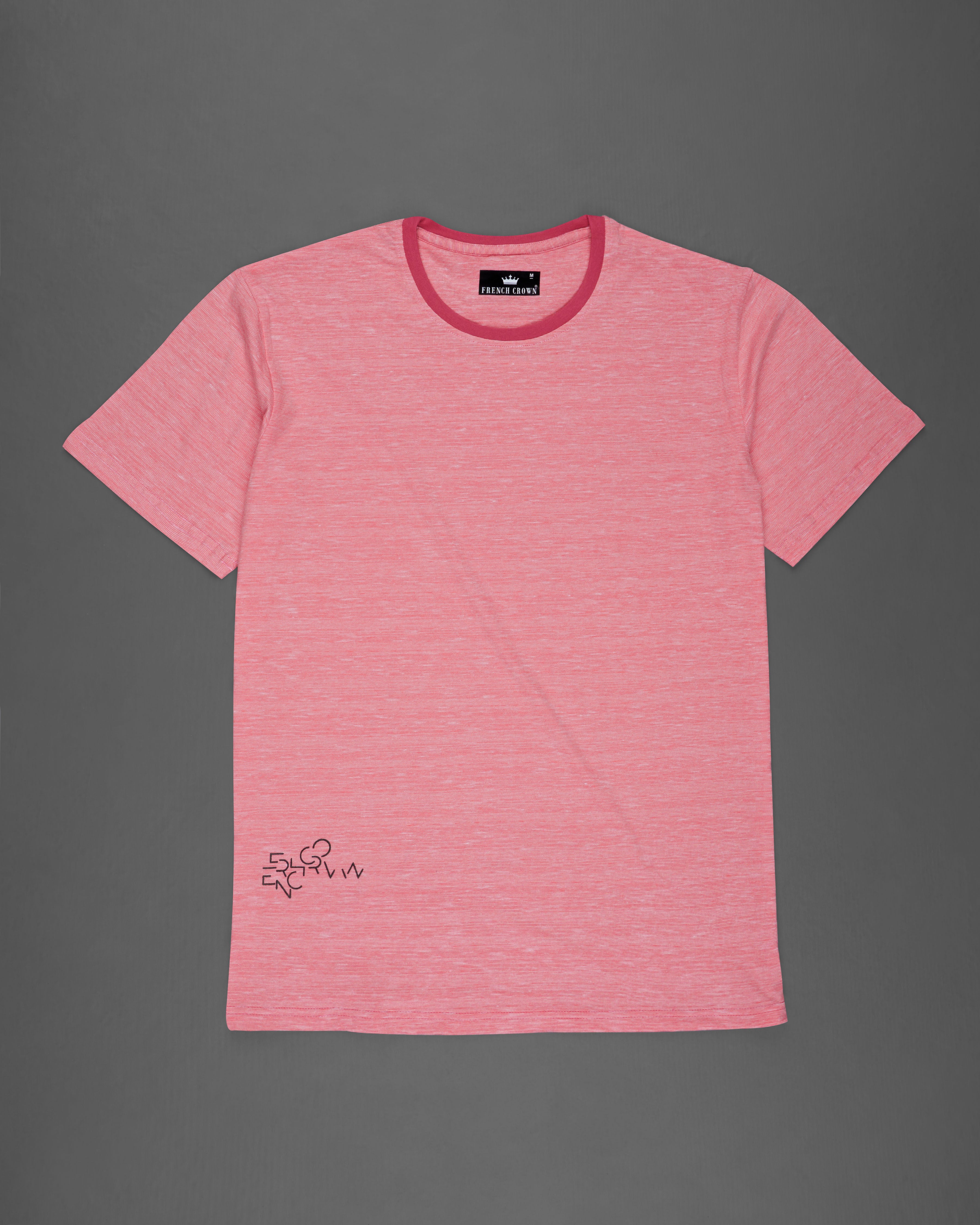 Sherbet Pink Premium Cotton T-Shirt TS647-S, TS647-M, TS647-L, TS647-XL, TS647-XXL