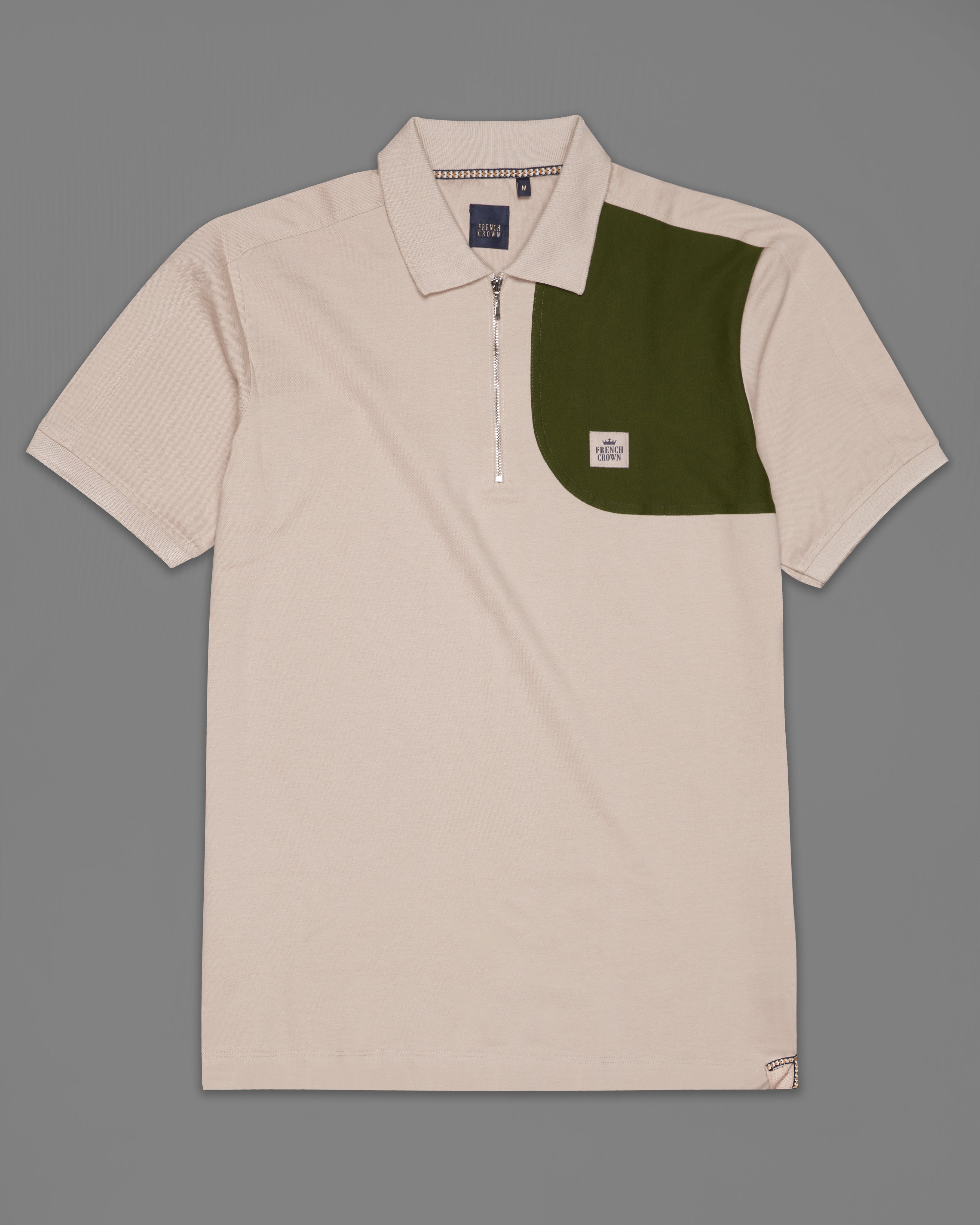 Dust Storm Brown Organic Cotton Mercerised Pique Polo TS806-S, TS806-M, TS806-L, TS806-XL, TS806-XXL