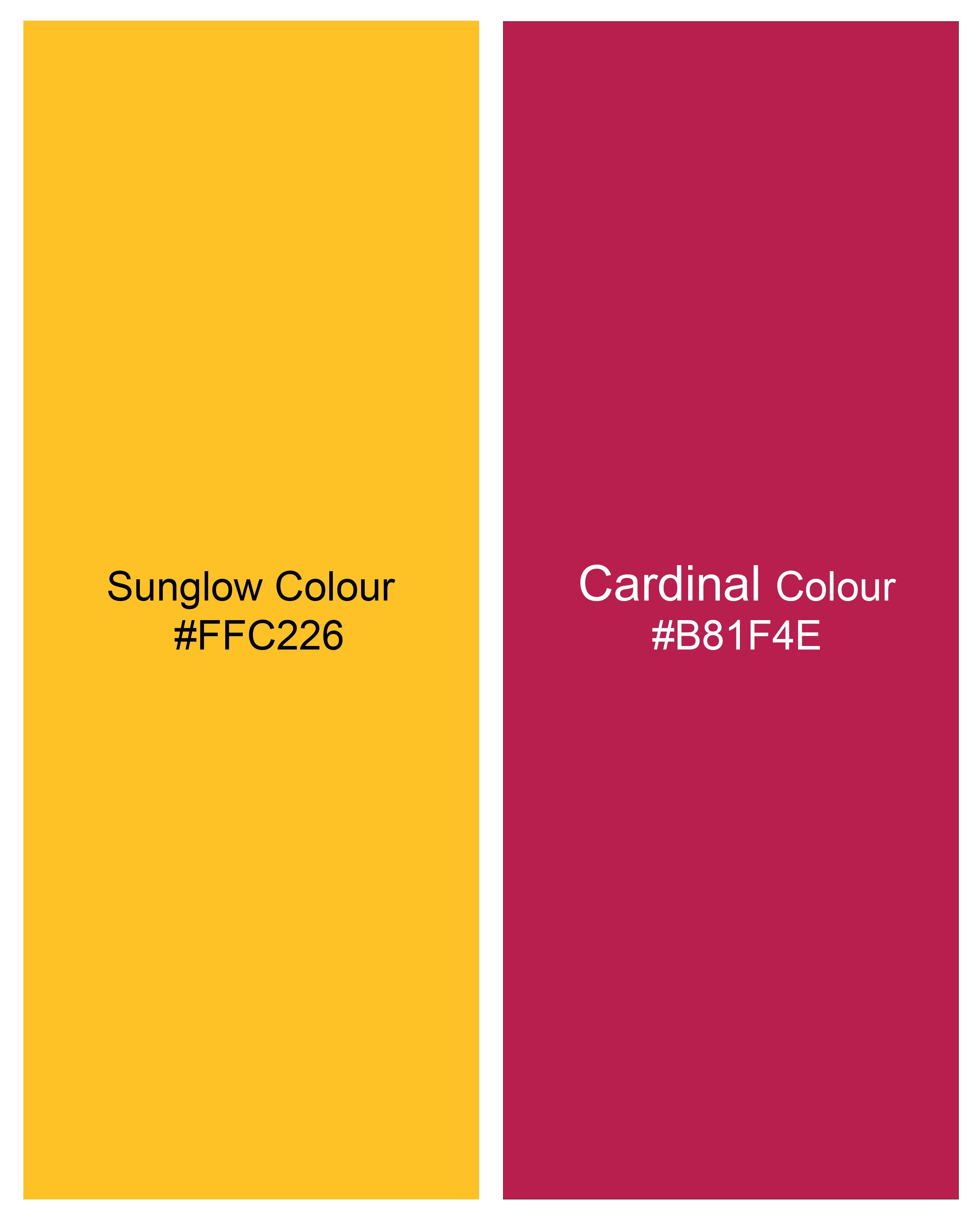 Sunglow Yellow Printed Organic Cotton Mercerised Pique Polo TS817-S, TS817-M, TS817-L, TS817-XL, TS817-XXL