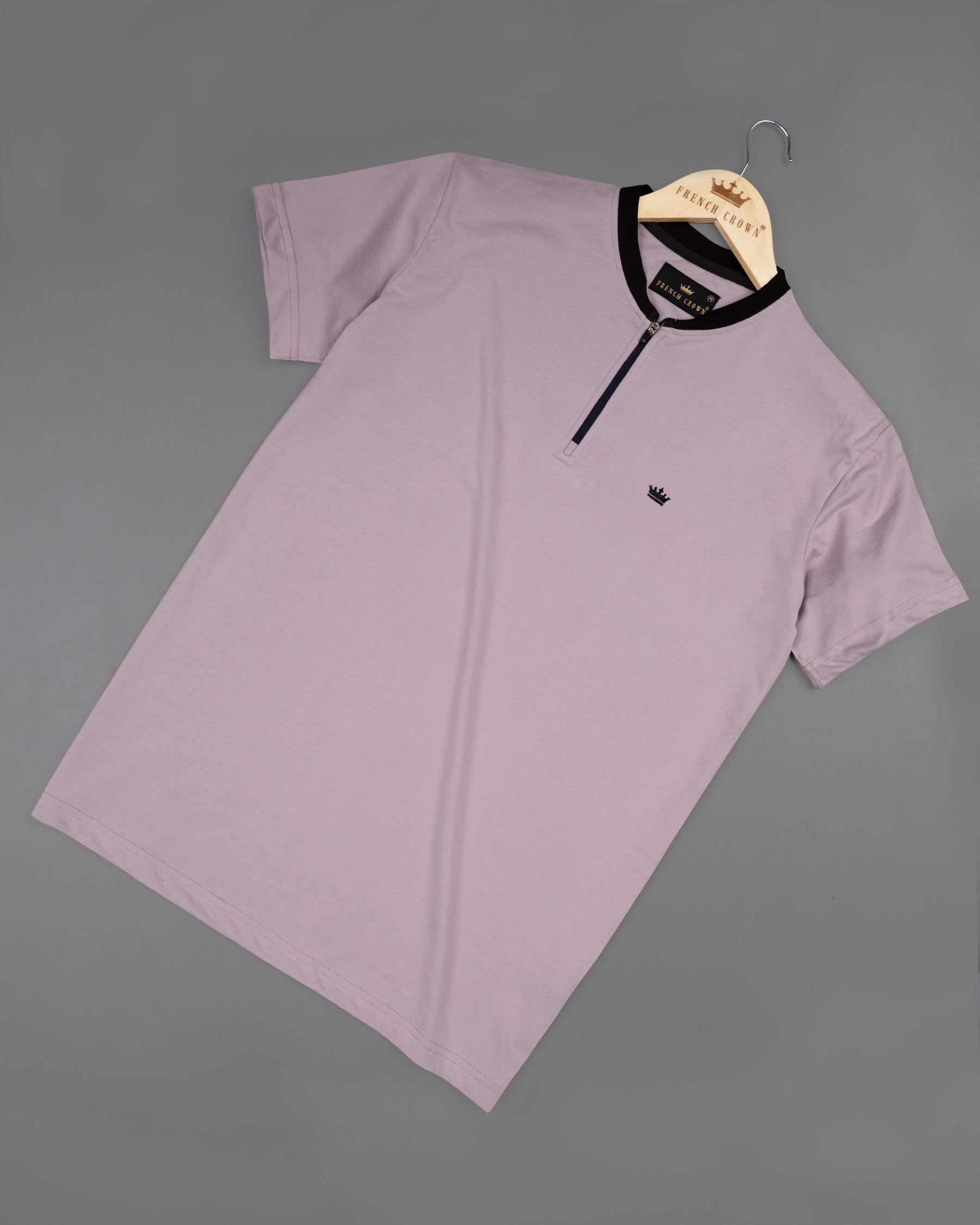 Nobel Super Soft Racing Zipper Premium Cotton T-Shirt