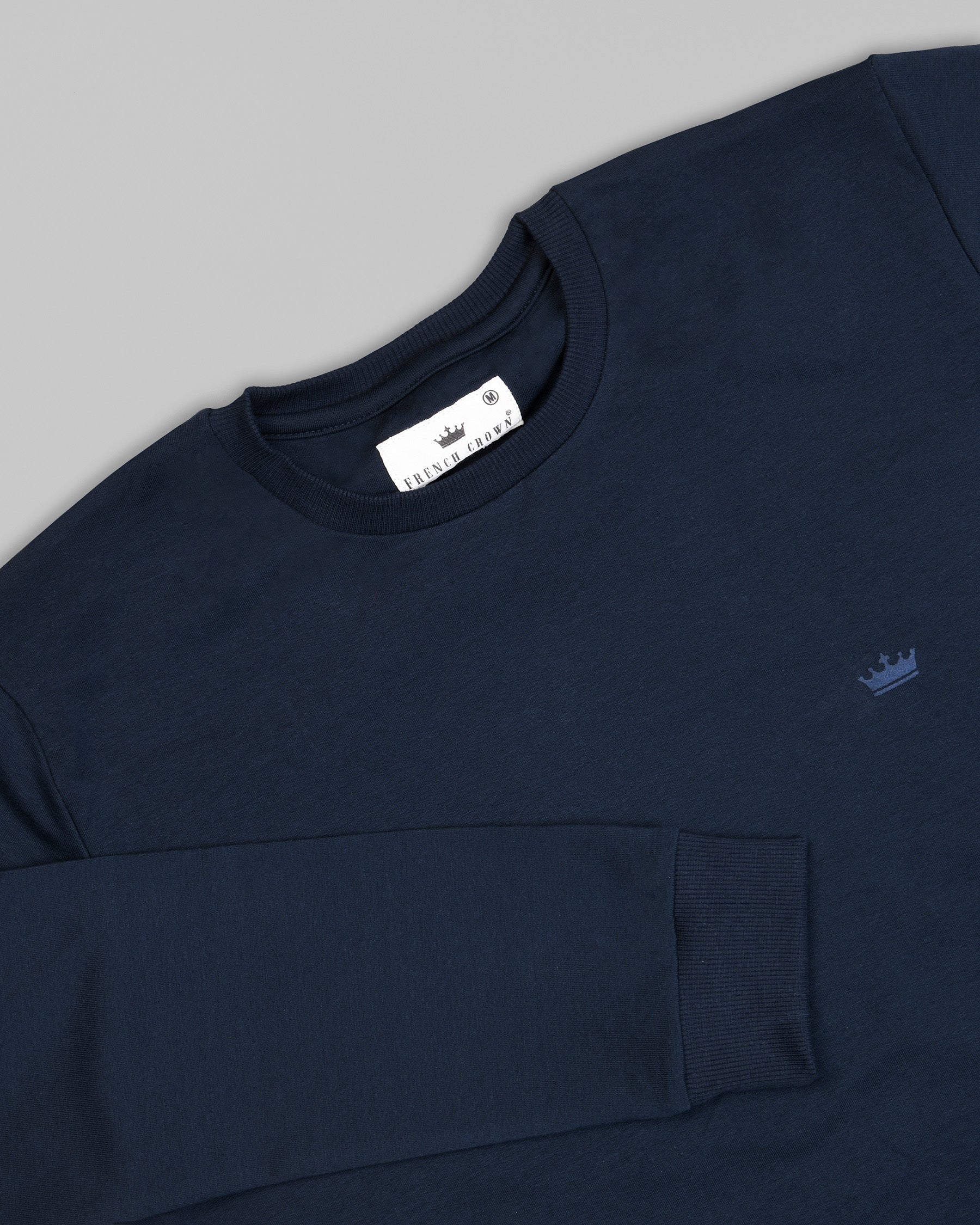 Navy Super Soft Premium Cotton Full Sleeve Sweatshirt TS051-S, TS051-L, TS051-M, TS051-XL, TS051-XXL