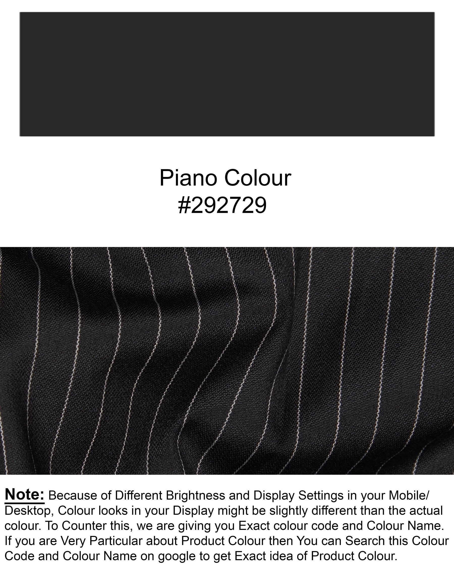 Piano Black Striped Woolrich Waistcoat V1296-36, V1296-38, V1296-40, V1296-42, V1296-44, V1296-46, V1296-48, V1296-50, V1296-52, V1296-54, V1296-56, V1296-58, V1296-60
