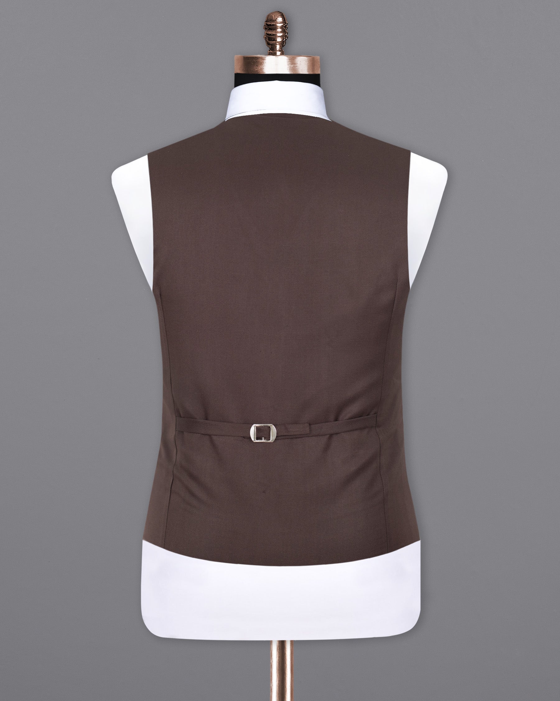 Matterhorn Brown Wool Rich Waistcoat