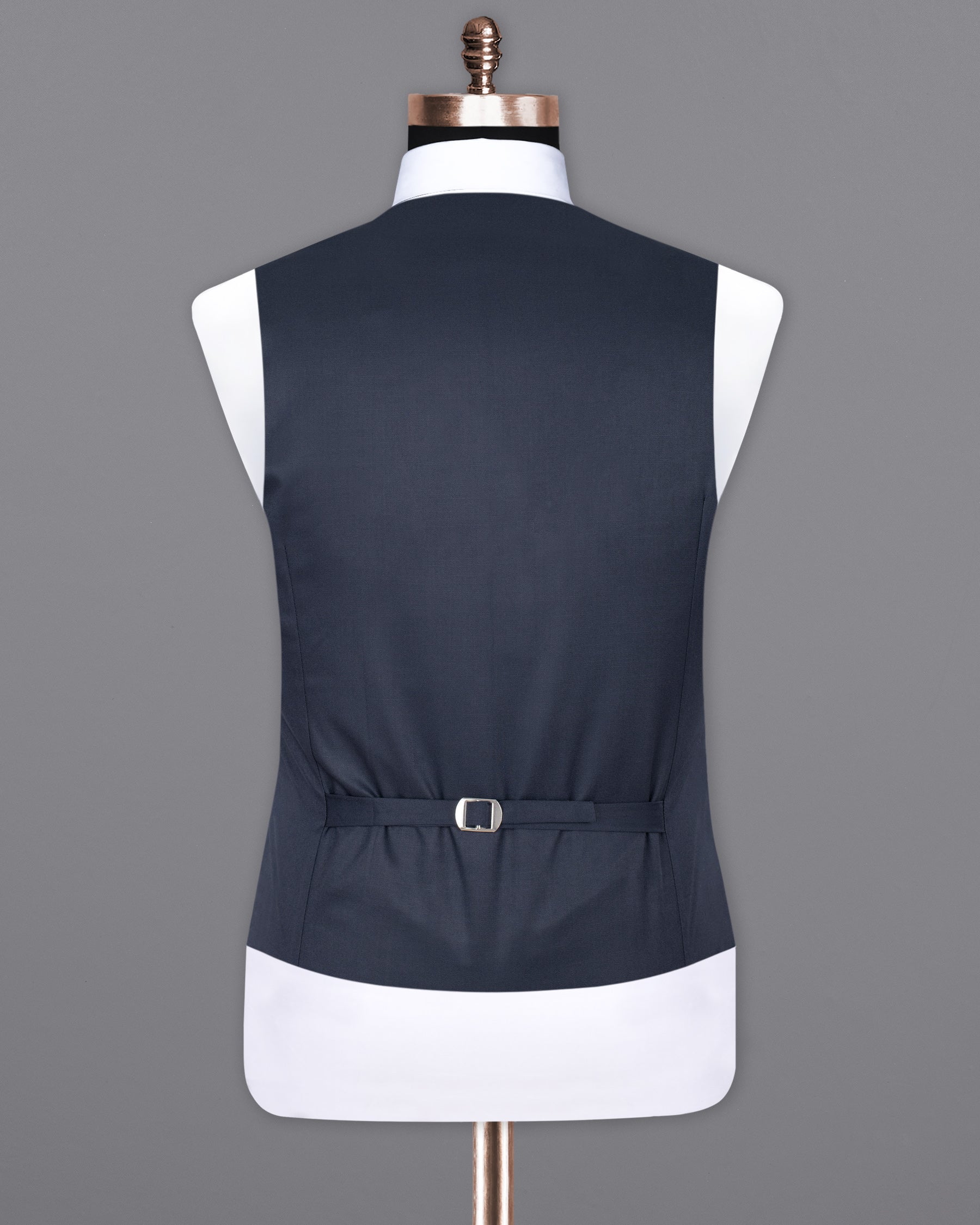Valhalla Blue Wool Rich Waistcoat