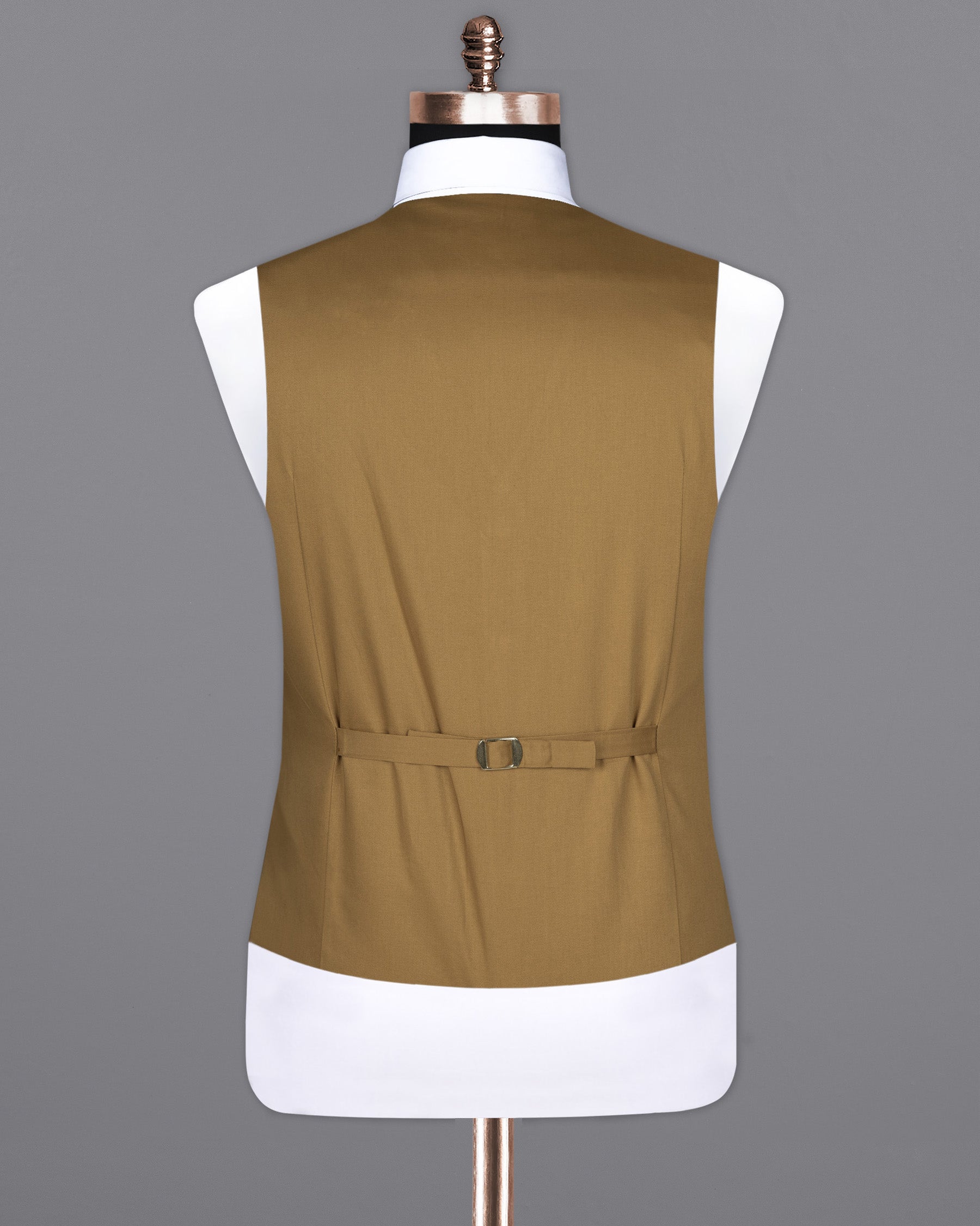 Oak Brown Premium Cotton Waistcoat V1528-36, V1528-38, V1528-40, V1528-42, V1528-44, V1528-46, V1528-48, V1528-50, V1528-52, V1528-54, V1528-56, V1528-58, V1528-60