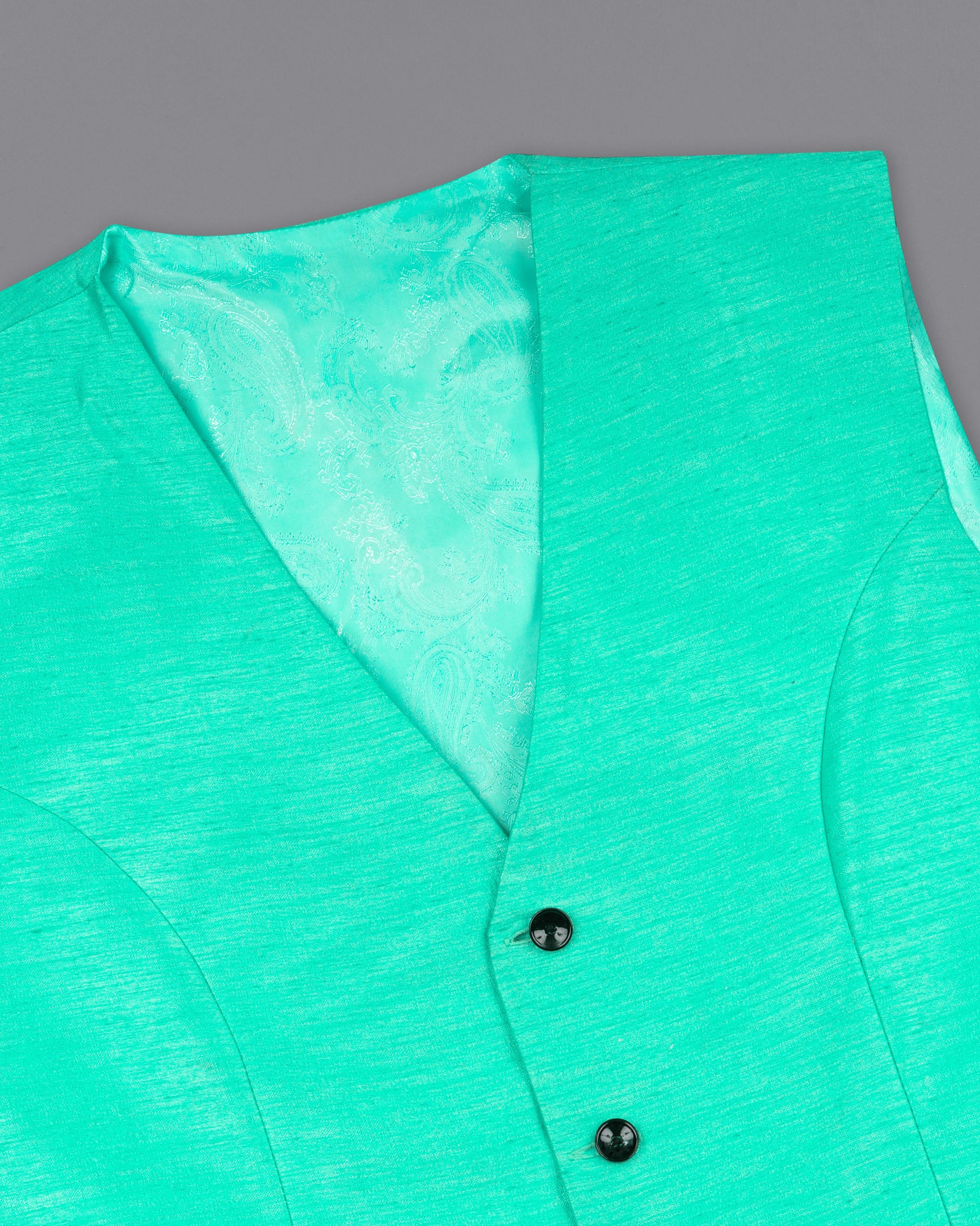 Bright Turquoise Textured Waistcoat V1640-36, V1640-38, V1640-40, V1640-42, V1640-44, V1640-46, V1640-48, V1640-50, V1640-52, V1640-54, V1640-56, V1640-58, V1640-60