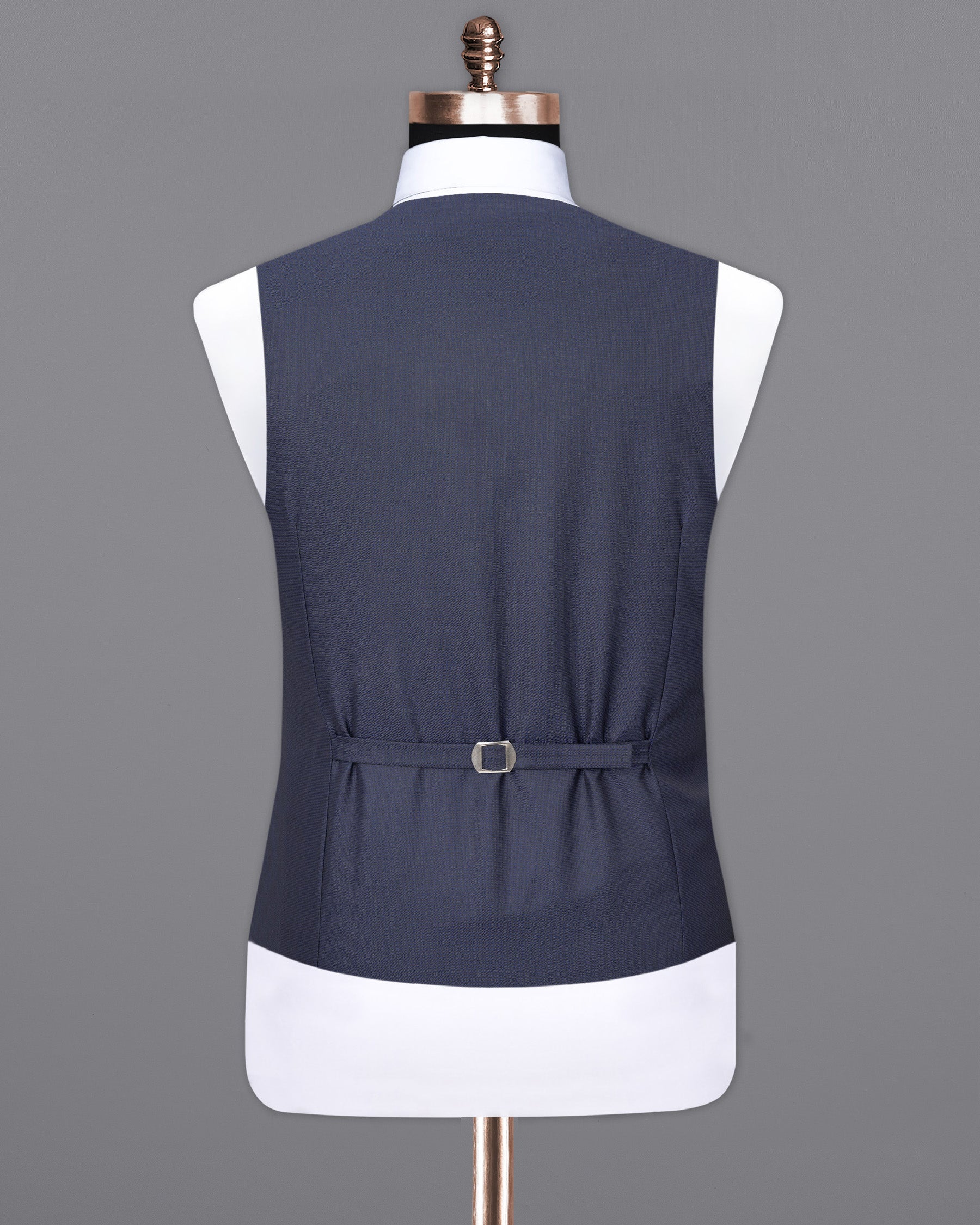 River Bed Blue Textured Waistcoat V1708-36, V1708-38, V1708-40, V1708-42, V1708-44, V1708-46, V1708-48, V1708-50, V1708-52, V1708-54, V1708-56, V1708-58, V1708-60
