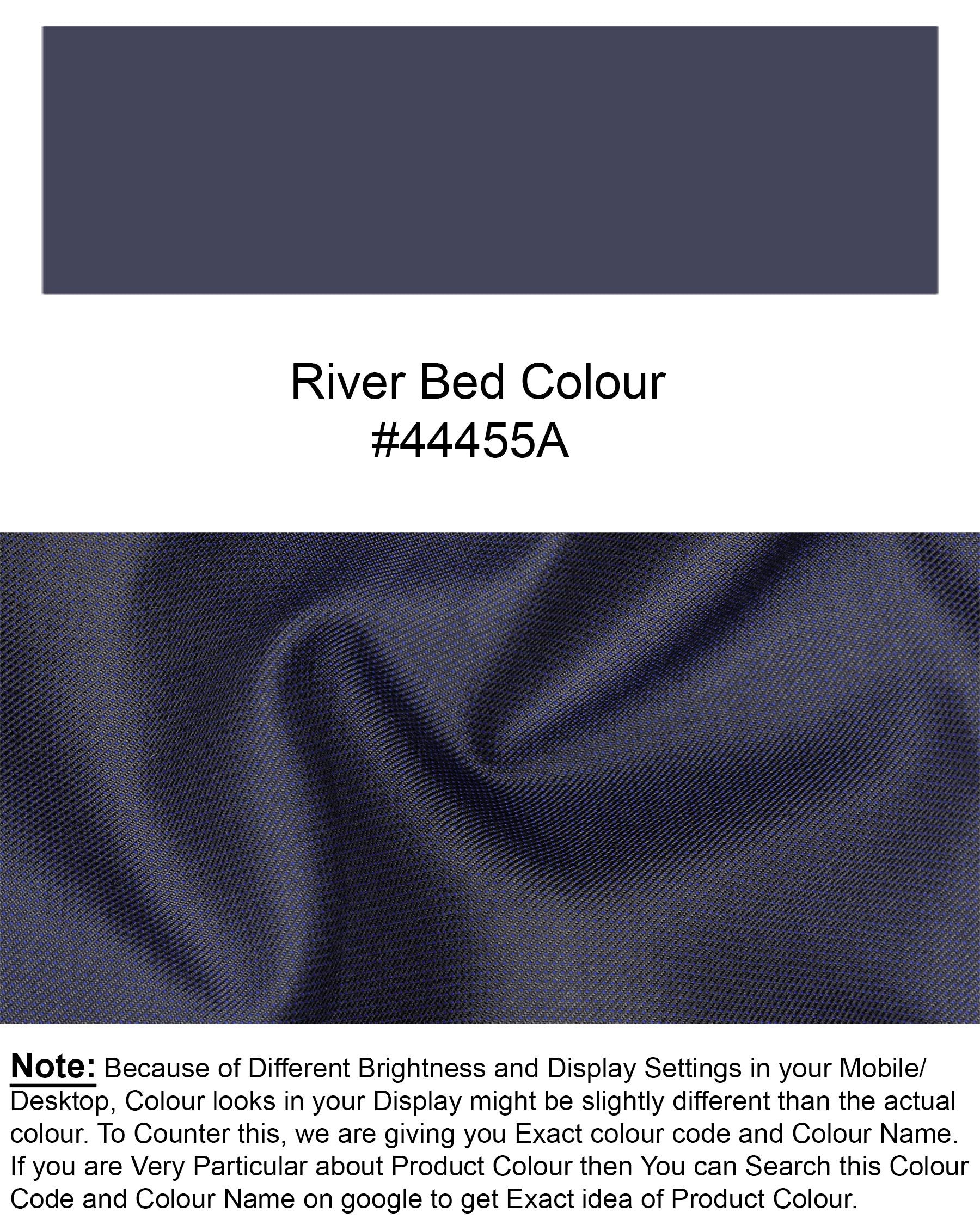 River Bed Blue Textured Waistcoat V1708-36, V1708-38, V1708-40, V1708-42, V1708-44, V1708-46, V1708-48, V1708-50, V1708-52, V1708-54, V1708-56, V1708-58, V1708-60