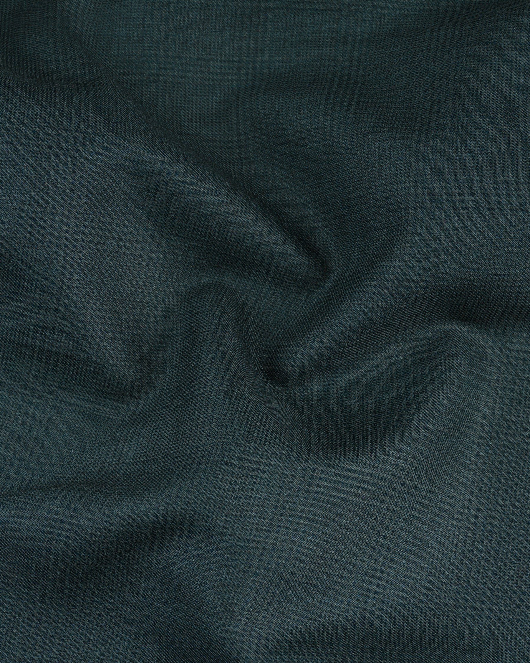 Cape Cod Green Subtle Plaid Waistcoat