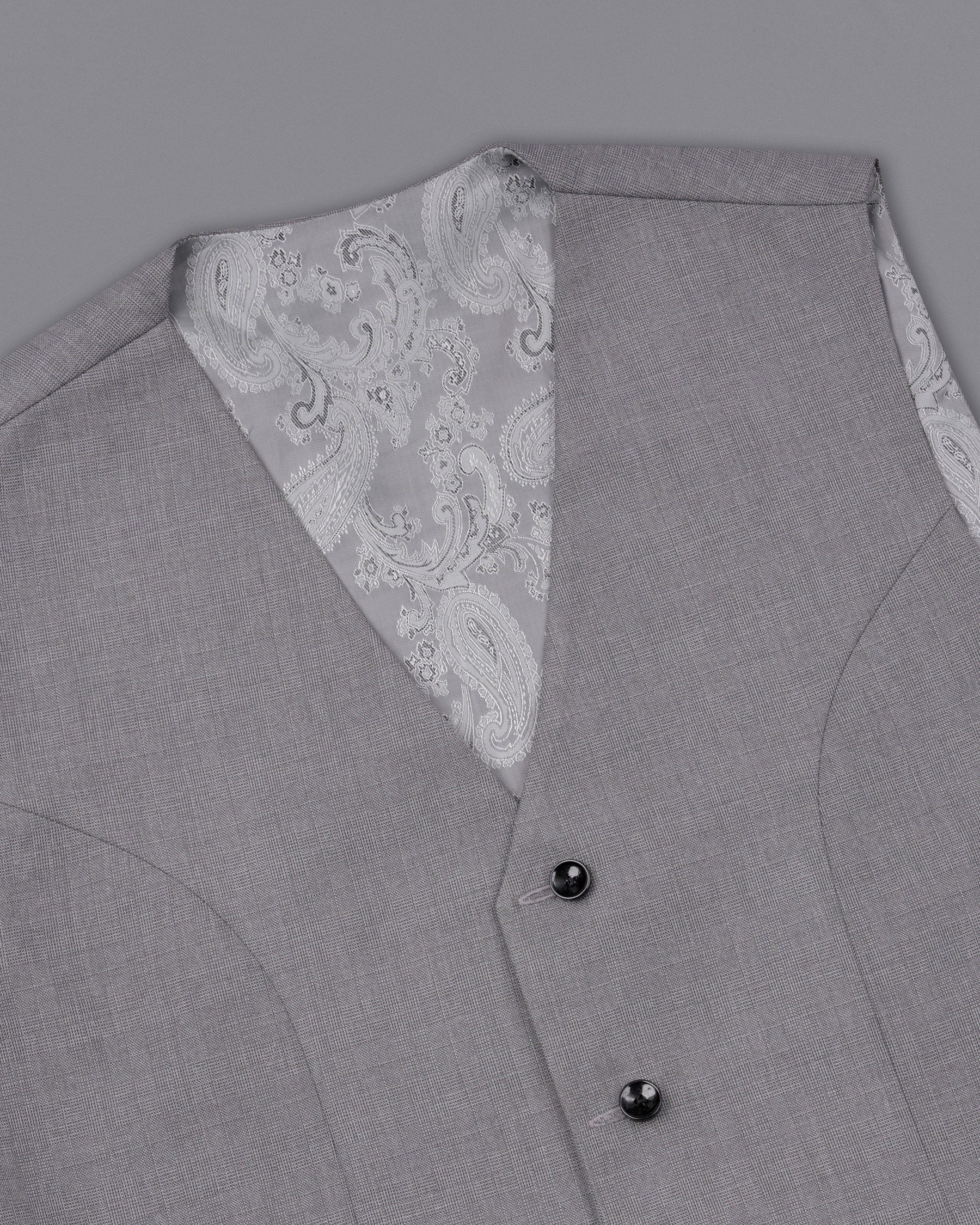 Mountain Mist Gray Waistcoat V1832-36, V1832-38, V1832-40, V1832-42, V1832-44, V1832-46, V1832-48, V1832-50, V1832-52, V1832-54, V1832-56, V1832-58, V1832-60