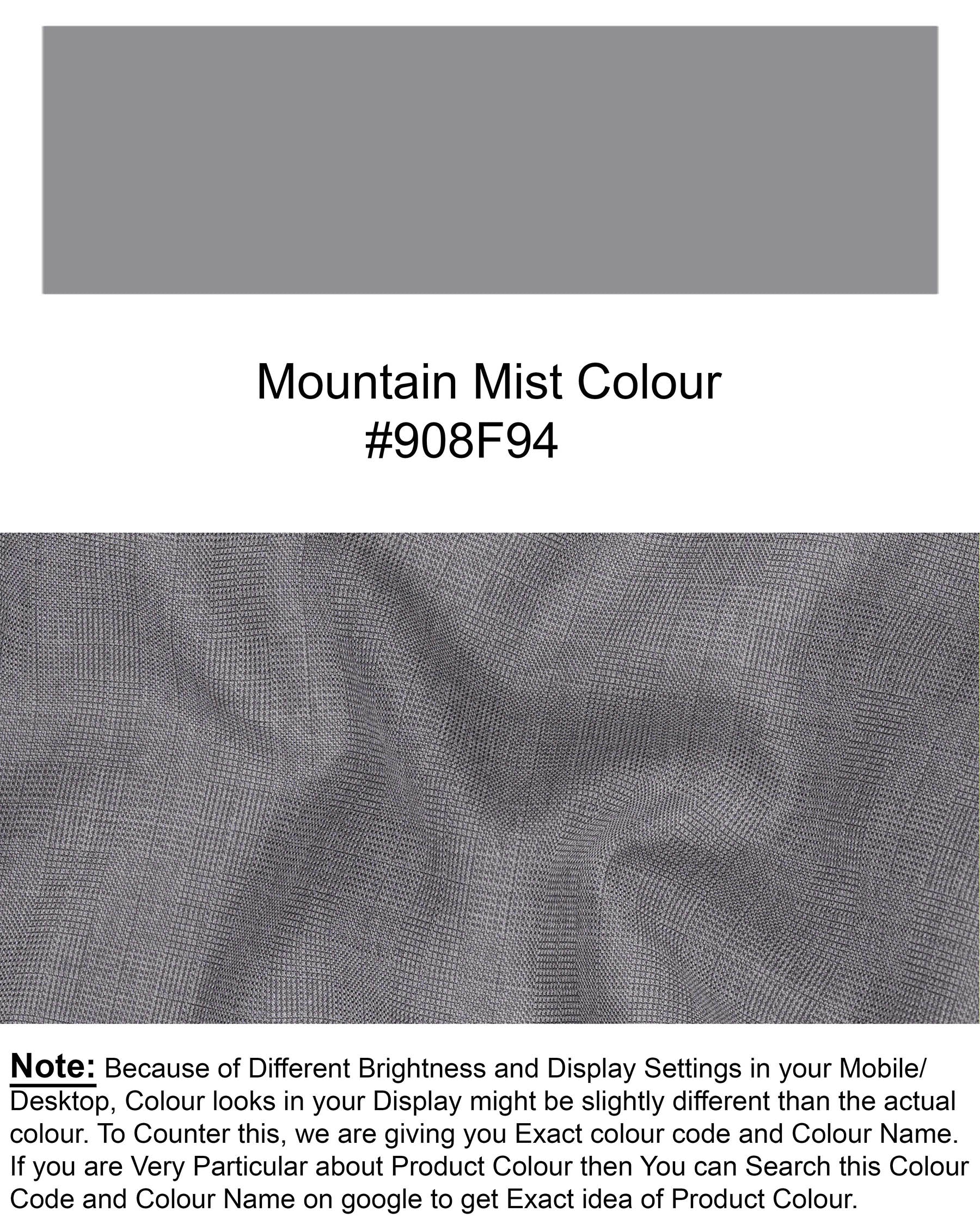 Mountain Mist Gray Waistcoat V1832-36, V1832-38, V1832-40, V1832-42, V1832-44, V1832-46, V1832-48, V1832-50, V1832-52, V1832-54, V1832-56, V1832-58, V1832-60