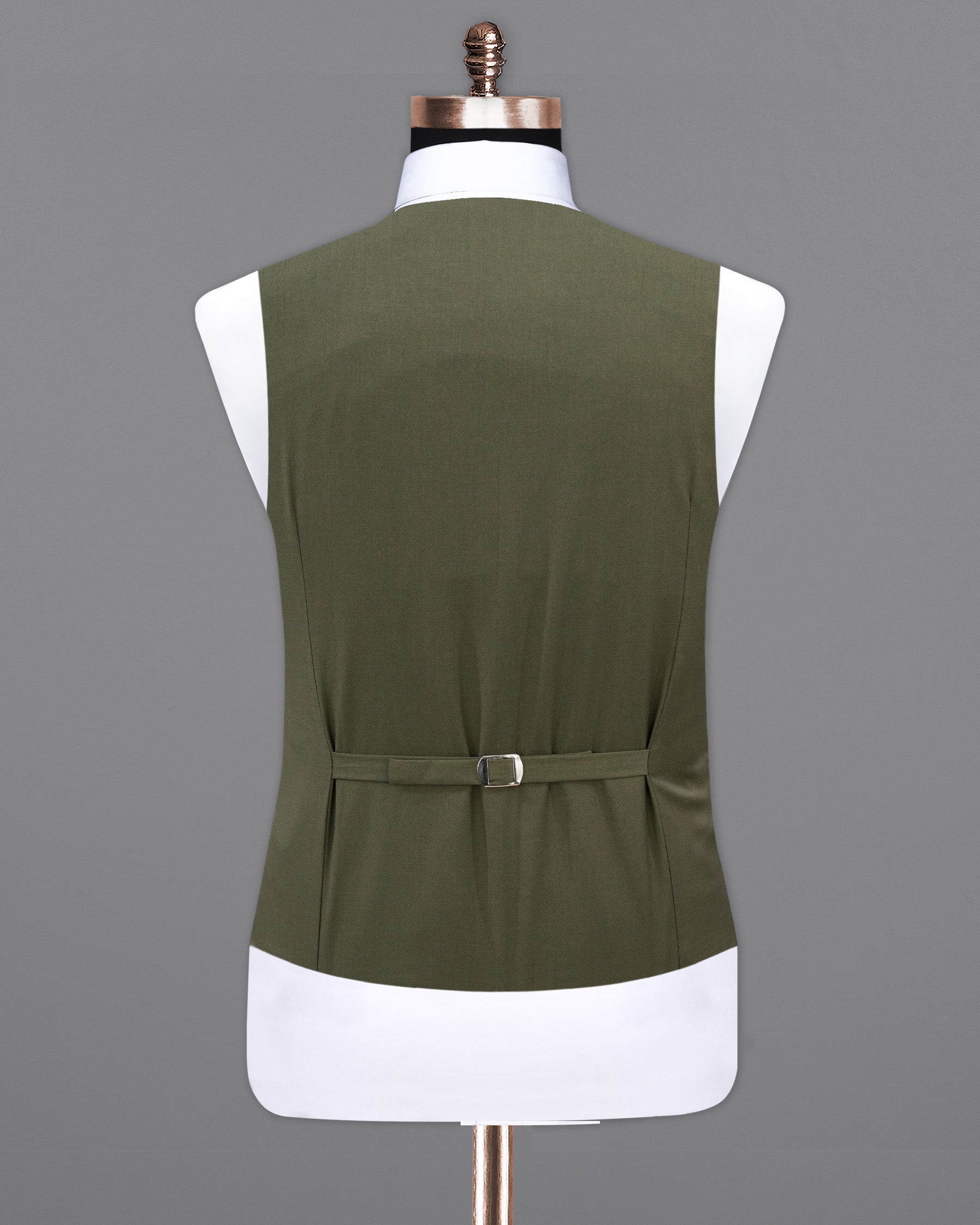 Rifle Green Solid Waistcoat V2136-36, V2136-38, V2136-40, V2136-42, V2136-44, V2136-46, V2136-48, V2136-50, V2136-52, V2136-54, V2136-56, V2136-58, V2136-60
