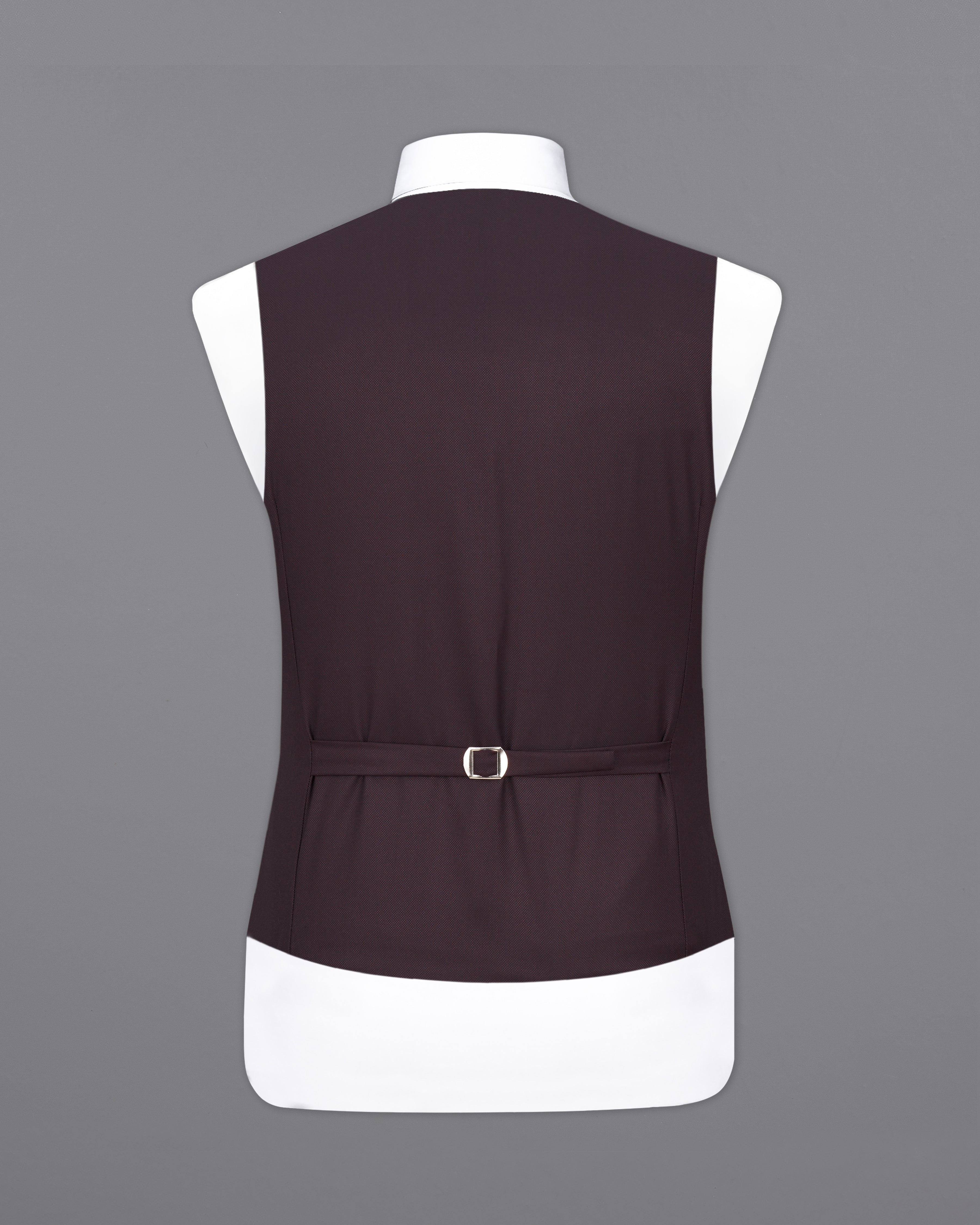 Aubergine Maroon Textured Waistcoat V2288-36, V2288-38, V2288-40, V2288-42, V2288-44, V2288-46, V2288-48, V2288-50, V2288-52, V2288-54, V2288-56, V2288-58, V2288-60