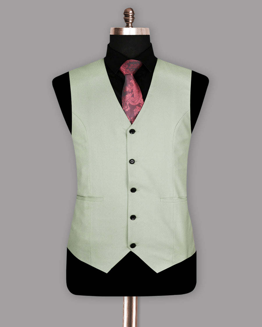 Mint Wool Rich Waistcoat V241-54, V241-60, V241-52, V241-48, V241-56, V241-36, V241-38, V241-40, V241-42, V241-46, V241-50, V241-58, V241-44