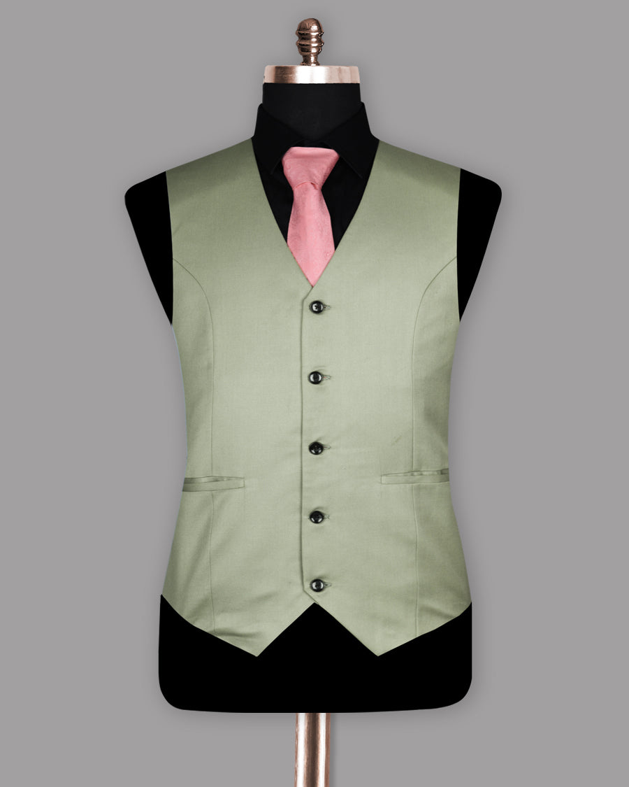 Mint Wool Rich  Waistcoat V243-48, V243-36, V243-38, V243-52, V243-54, V243-42, V243-44, V243-58, V243-60, V243-50, V243-40, V243-46, V243-56