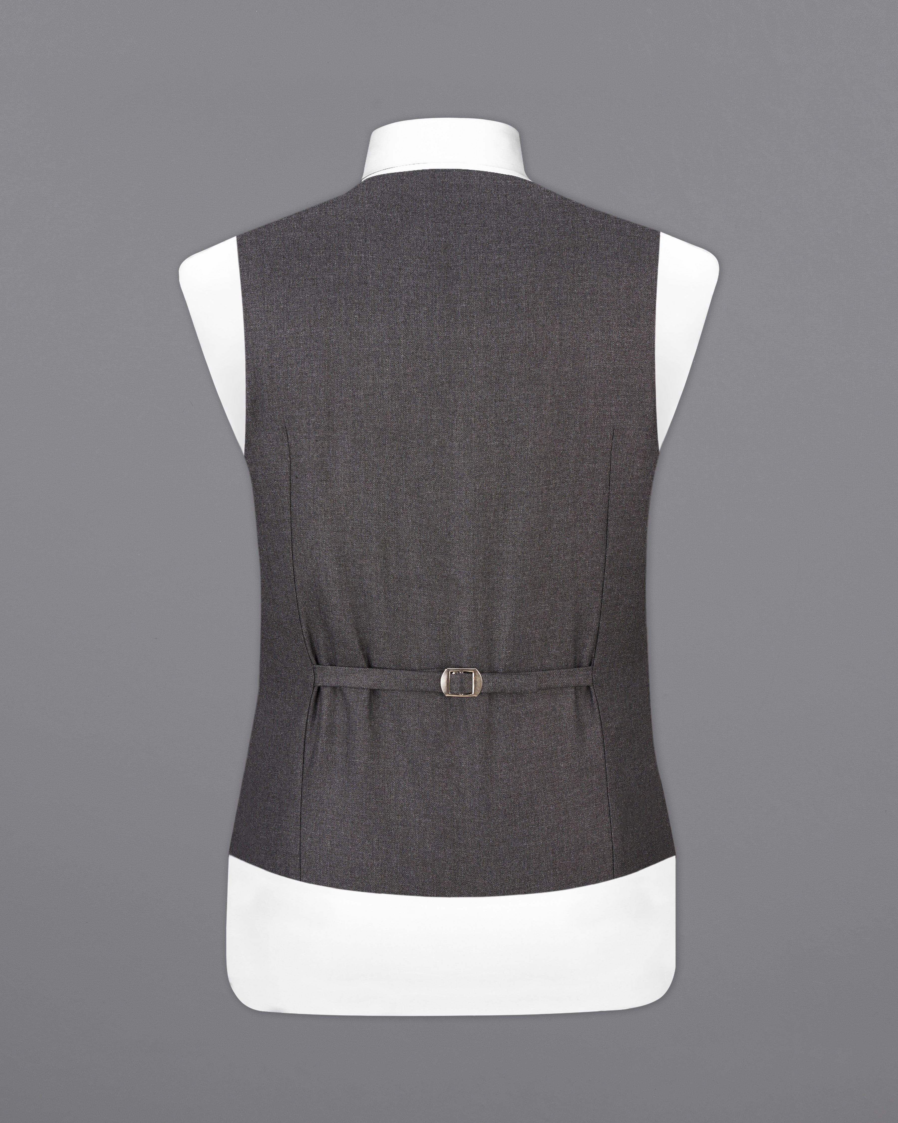 Gravel Gray Wool Rich Waistcoat V2507-36, V2507-38, V2507-40, V2507-42, V2507-44, V2507-46, V2507-48, V2507-50, V2507-52, V2507-54, V2507-56, V2507-58, V2507-60
