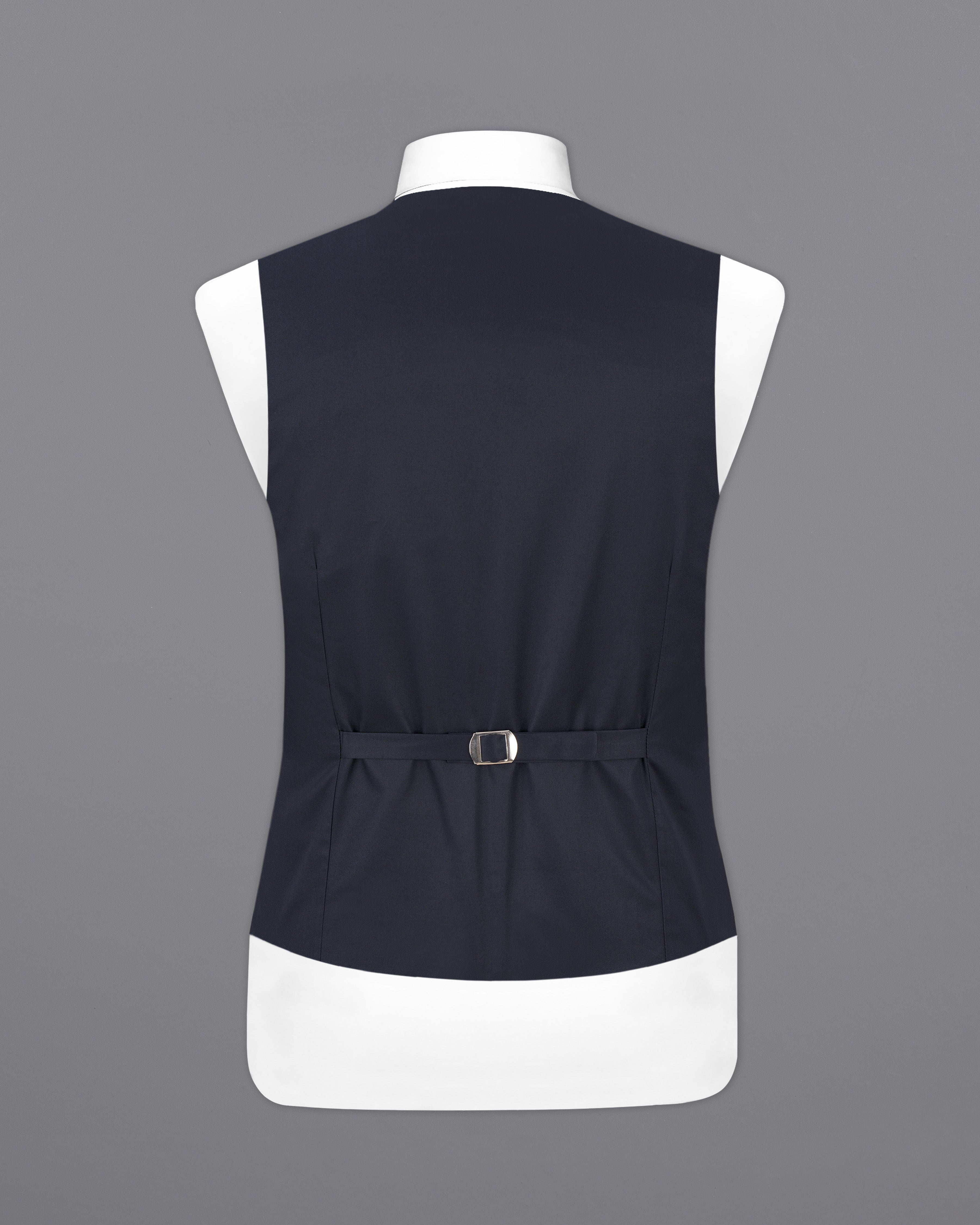Thunder Navy Blue Premium Cotton Designer Waistcoat V2509-36, V2509-38, V2509-40, V2509-42, V2509-44, V2509-46, V2509-48, V2509-50, V2509-52, V2509-54, V2509-56, V2509-58, V2509-60