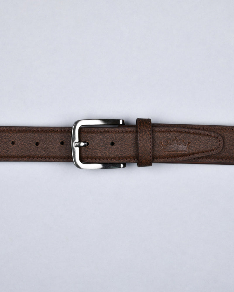 Pack Of 1 Brown Wallet And 1 Brown Belt