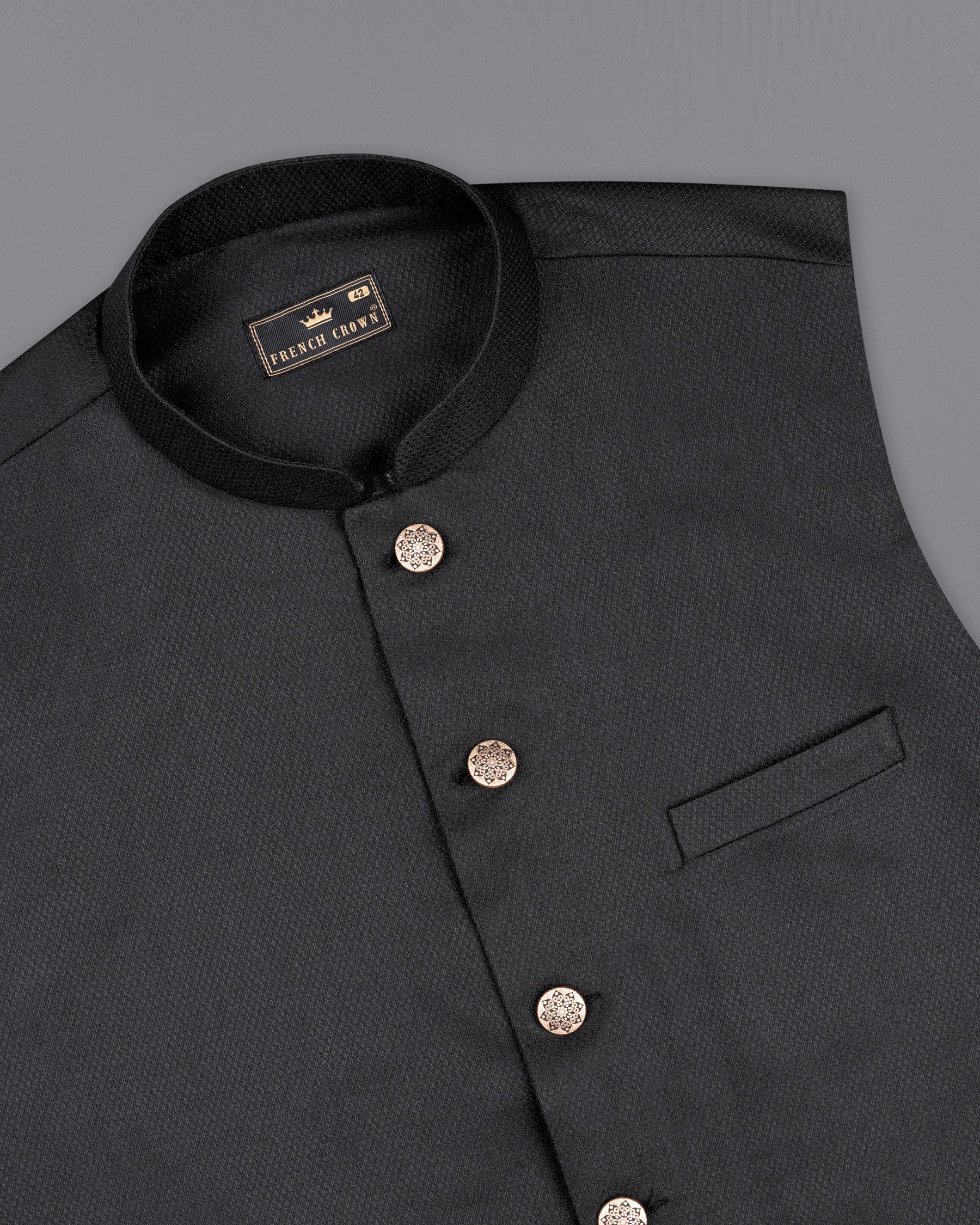 Jade Black Diamond Nehru Jacket