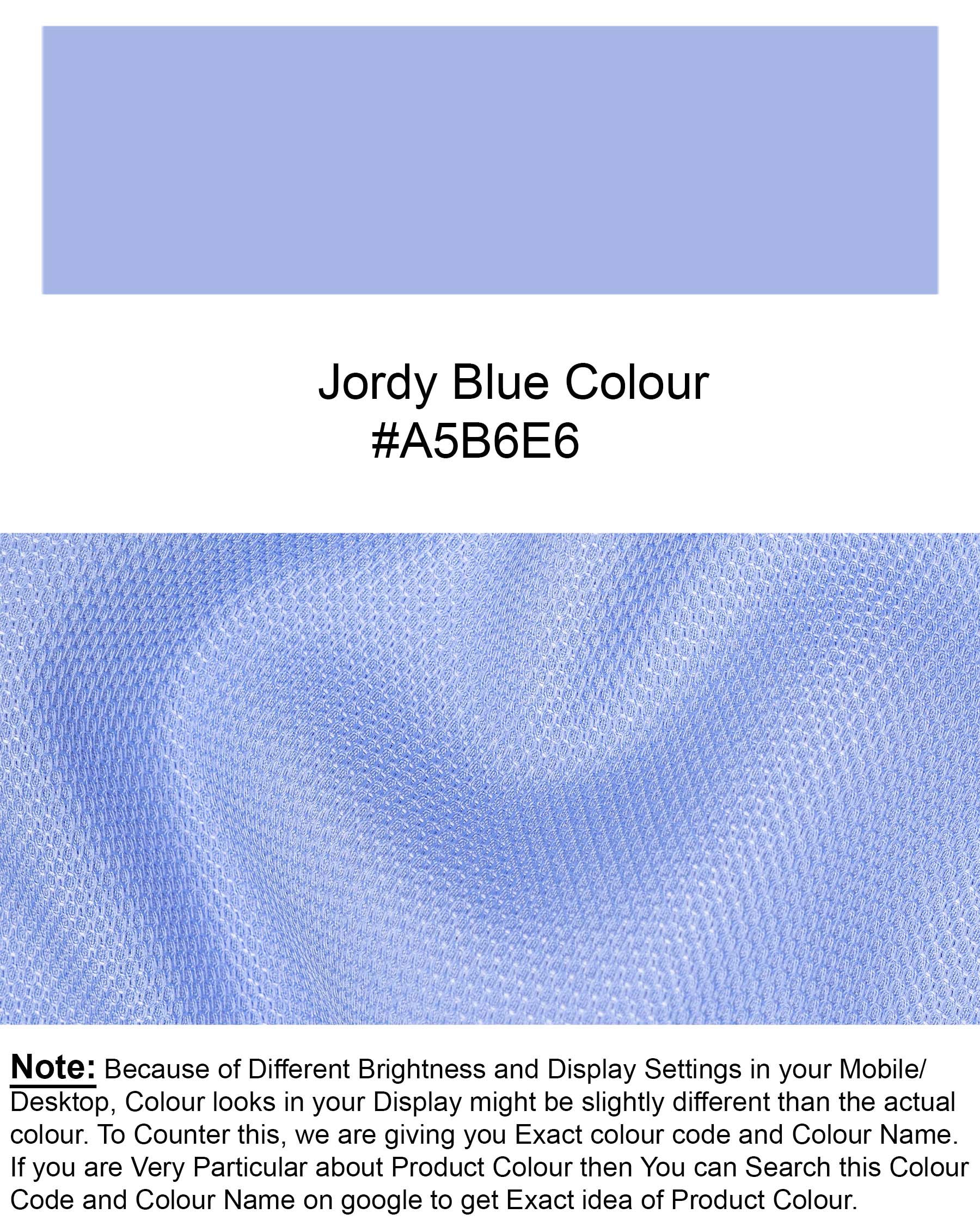 Jordy Blue Micro Textured Nehru Jacket WC1672-36, WC1672-38, WC1672-40, WC1672-42, WC1672-44, WC1672-46, WC1672-48, WC1672-50, WC1672-52, WC1672-54, WC1672-56, WC1672-58, WC1672-60