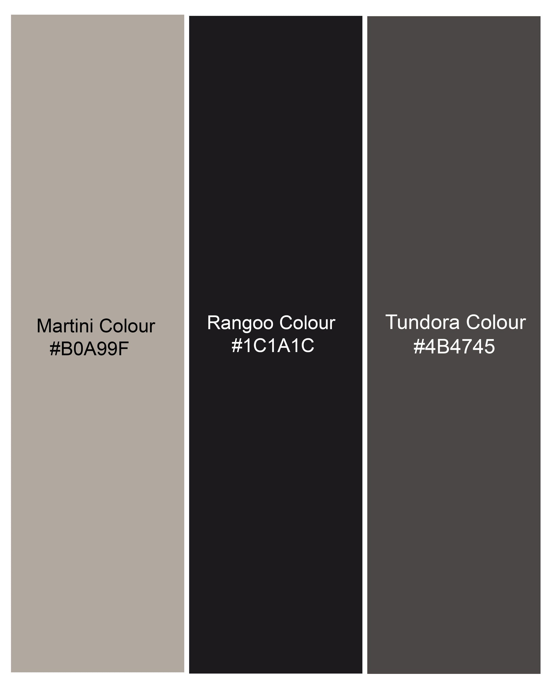 Tundora Brown with Jade Black Ditsy Textured Designer Nehru Jacket  WC2187-36, WC2187-38, WC2187-40, WC2187-42, WC2187-44, WC2187-46, WC2187-48, WC2187-50, WC2187-52, WC2187-54, WC2187-56, WC2187-58, WC2187-60